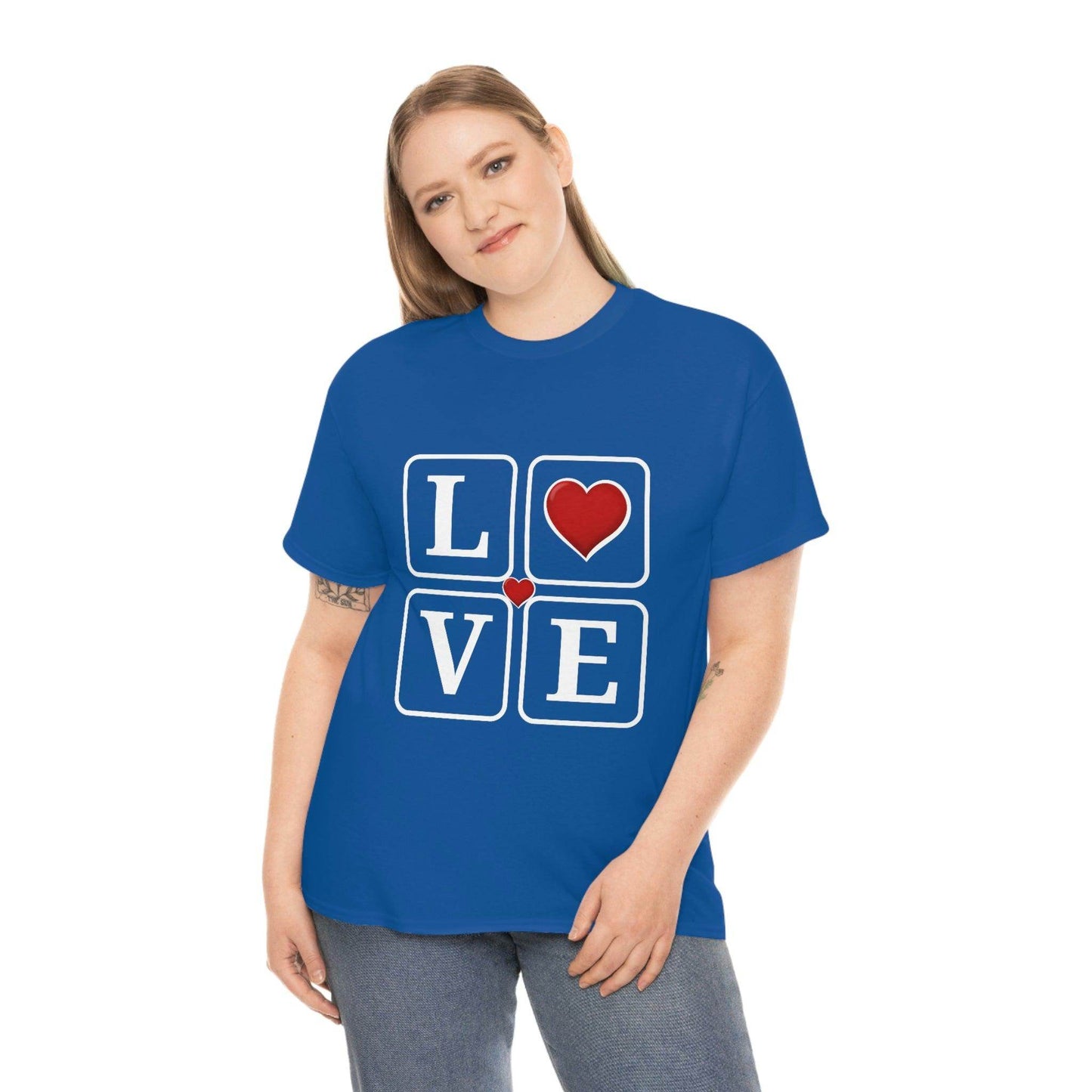 Love square Hearts Shirt, Great Gift for Valentine's day, birthday, engagement, anniversary and many more - Giftsmojo