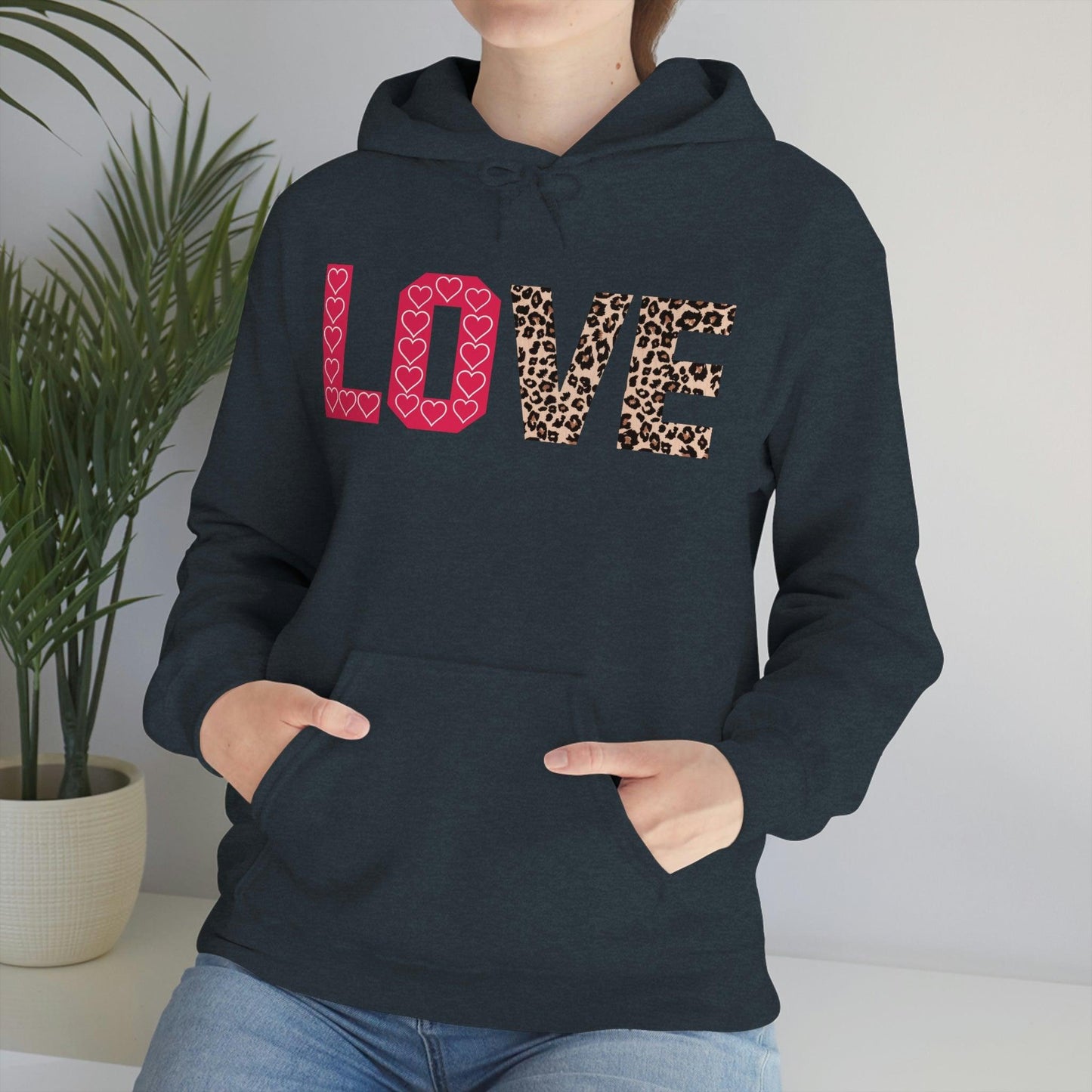 Leopard print Hooded Sweatshirt