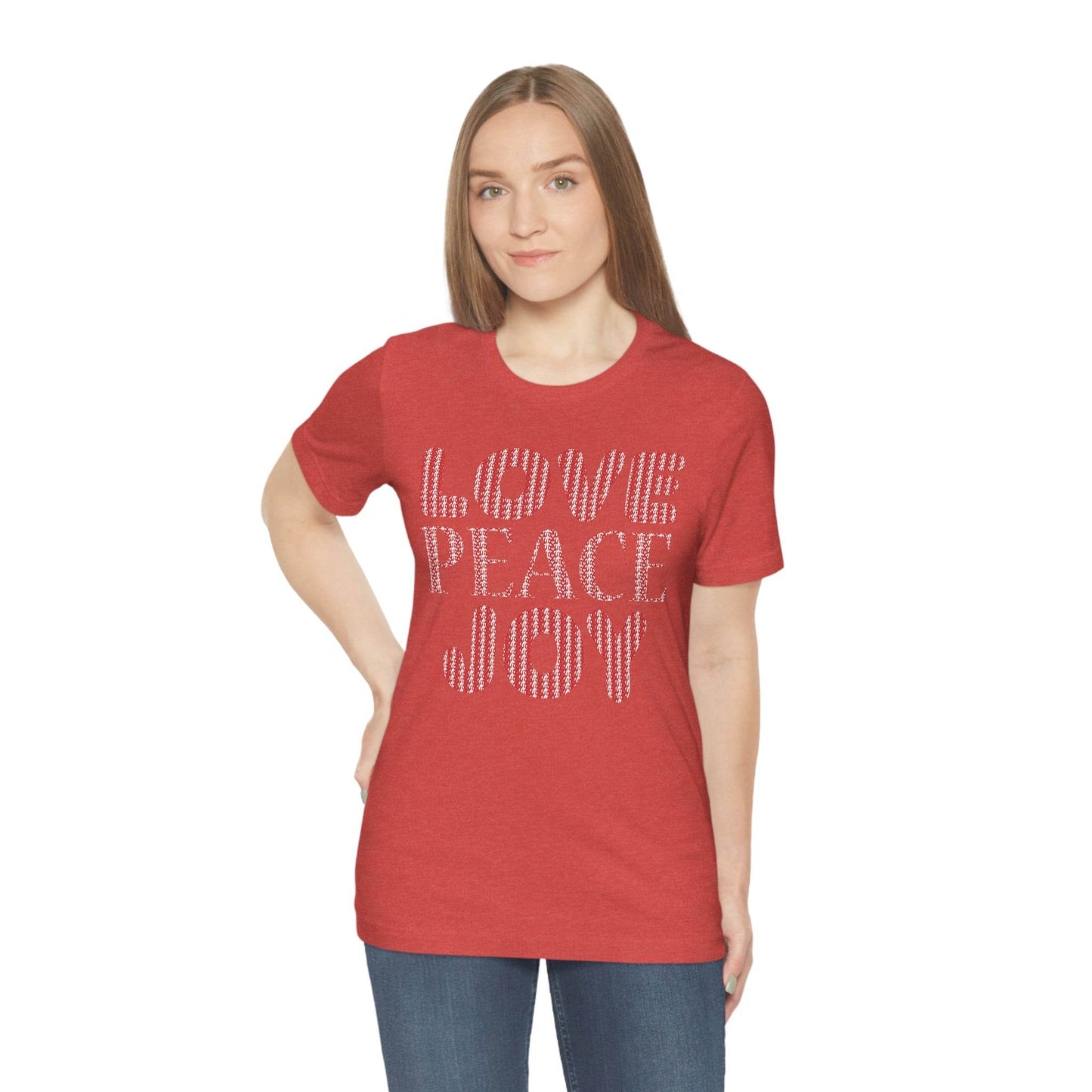 love peace joy Tee - Giftsmojo
