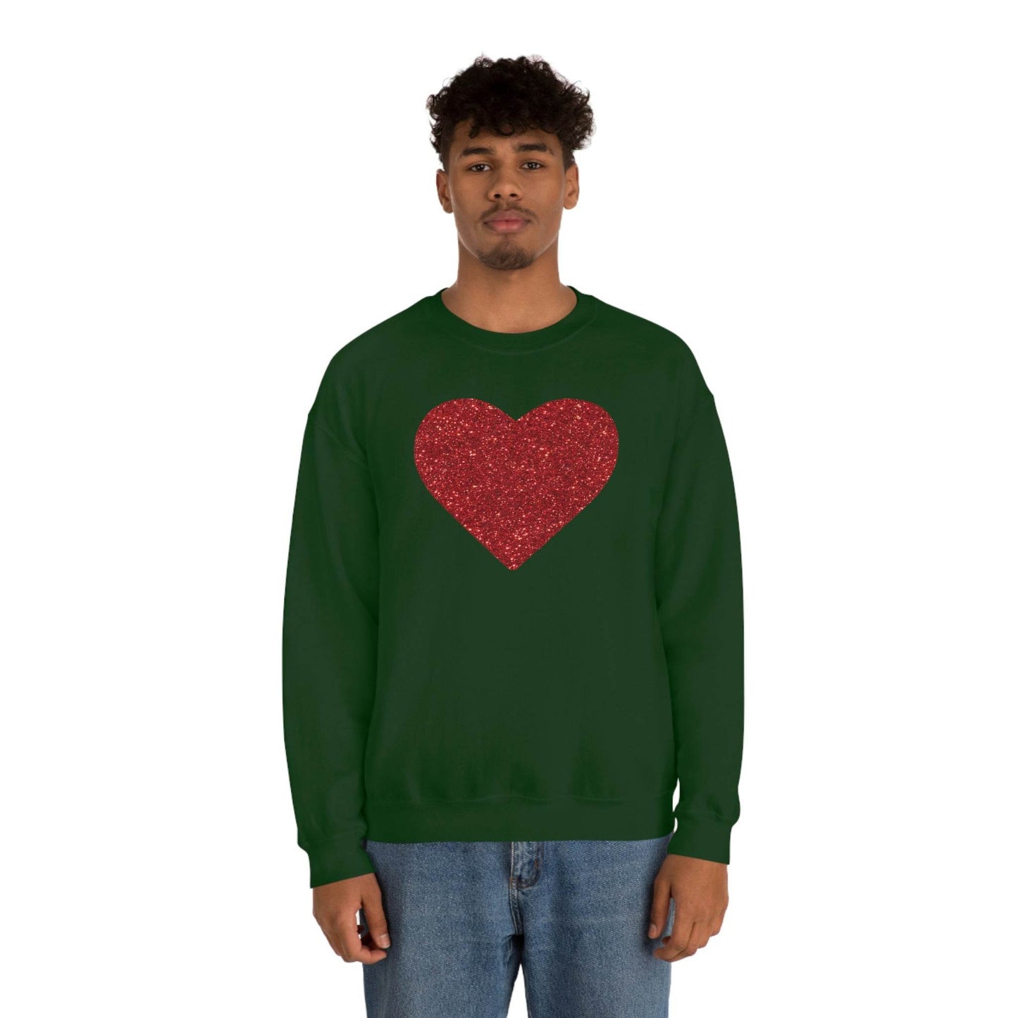 Heart Sweatshirt Love sweatshirt Love Shirt Cute Love Shirt with Heart Valentine sweatshirt - Matching Love shirt Girlfriend gift Boyfriend - Giftsmojo