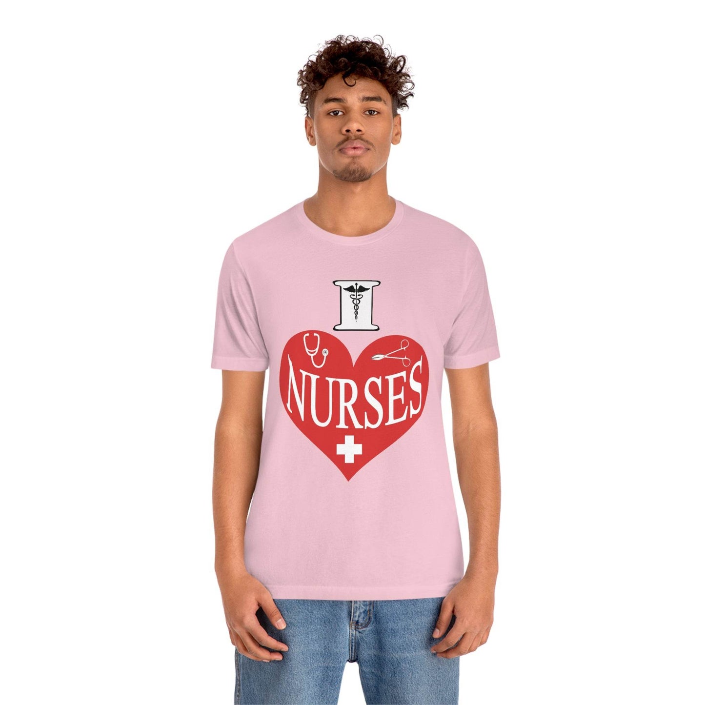 I love Nurses Tee - Giftsmojo