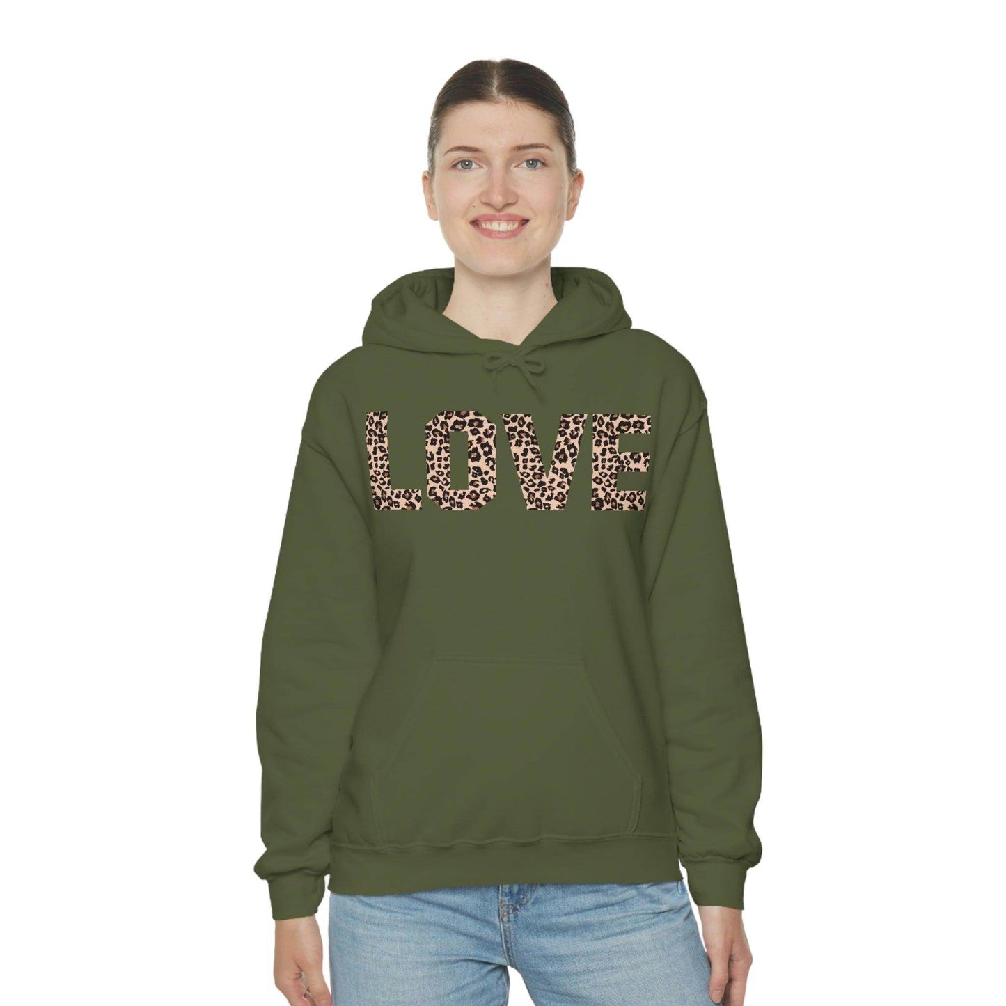 Leopard print Hooded Sweatshirt - Giftsmojo