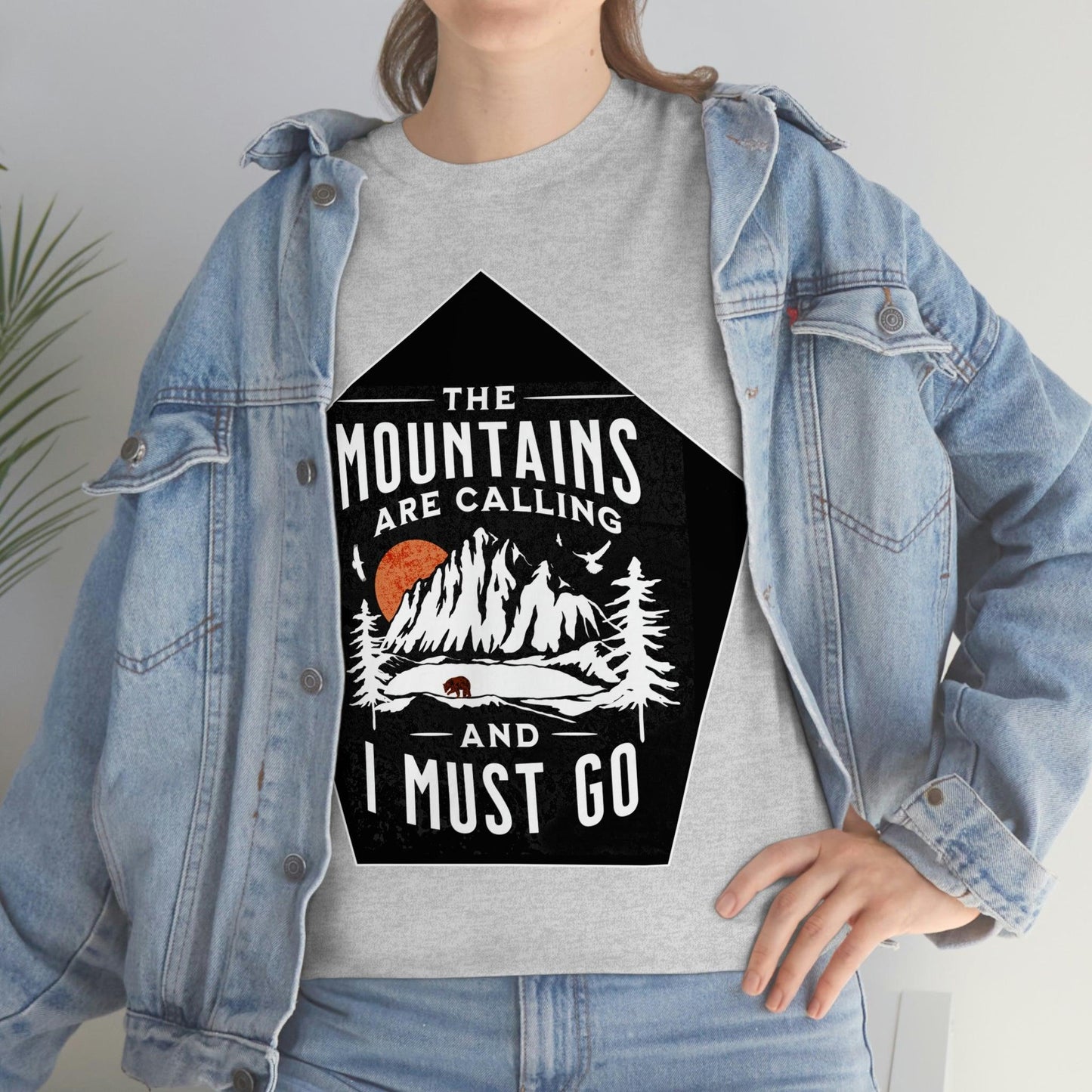 The Mountains are Calling and I Must Go Tee - Giftsmojo