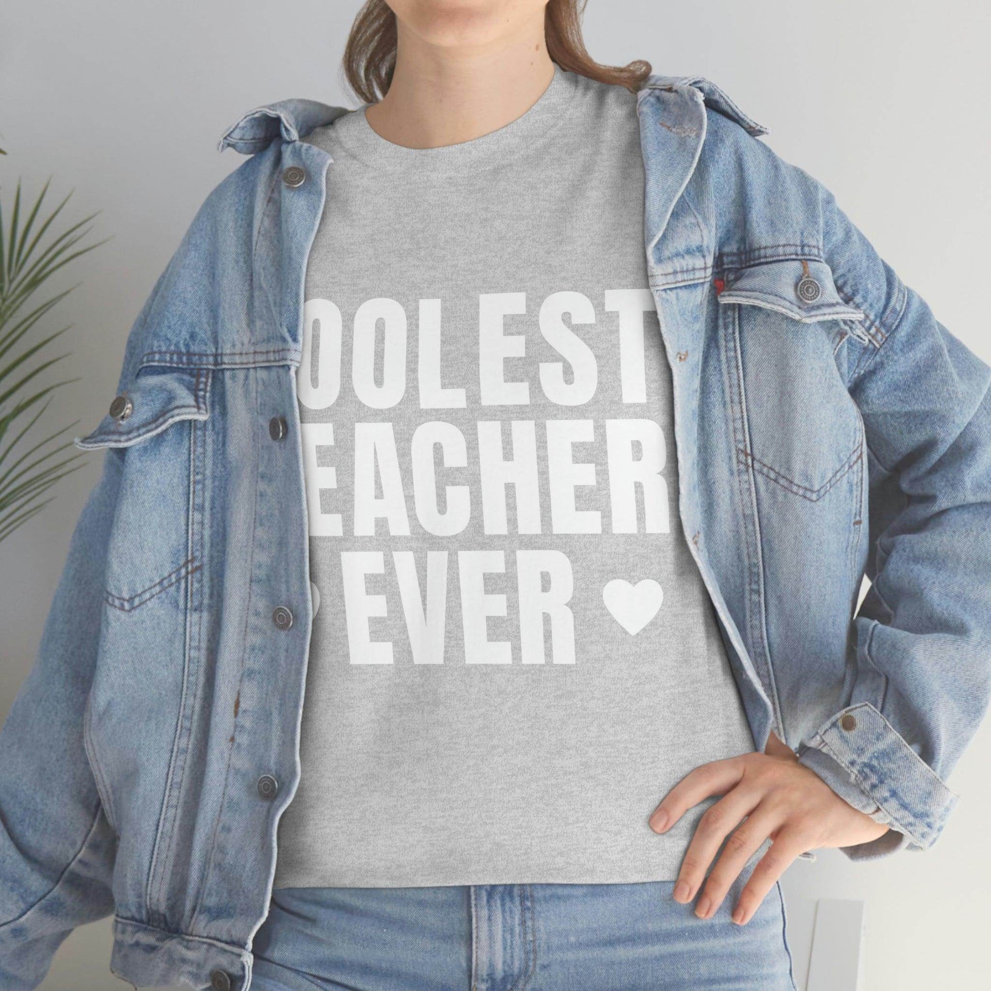 Coolest Teacher Ever Tee - Giftsmojo