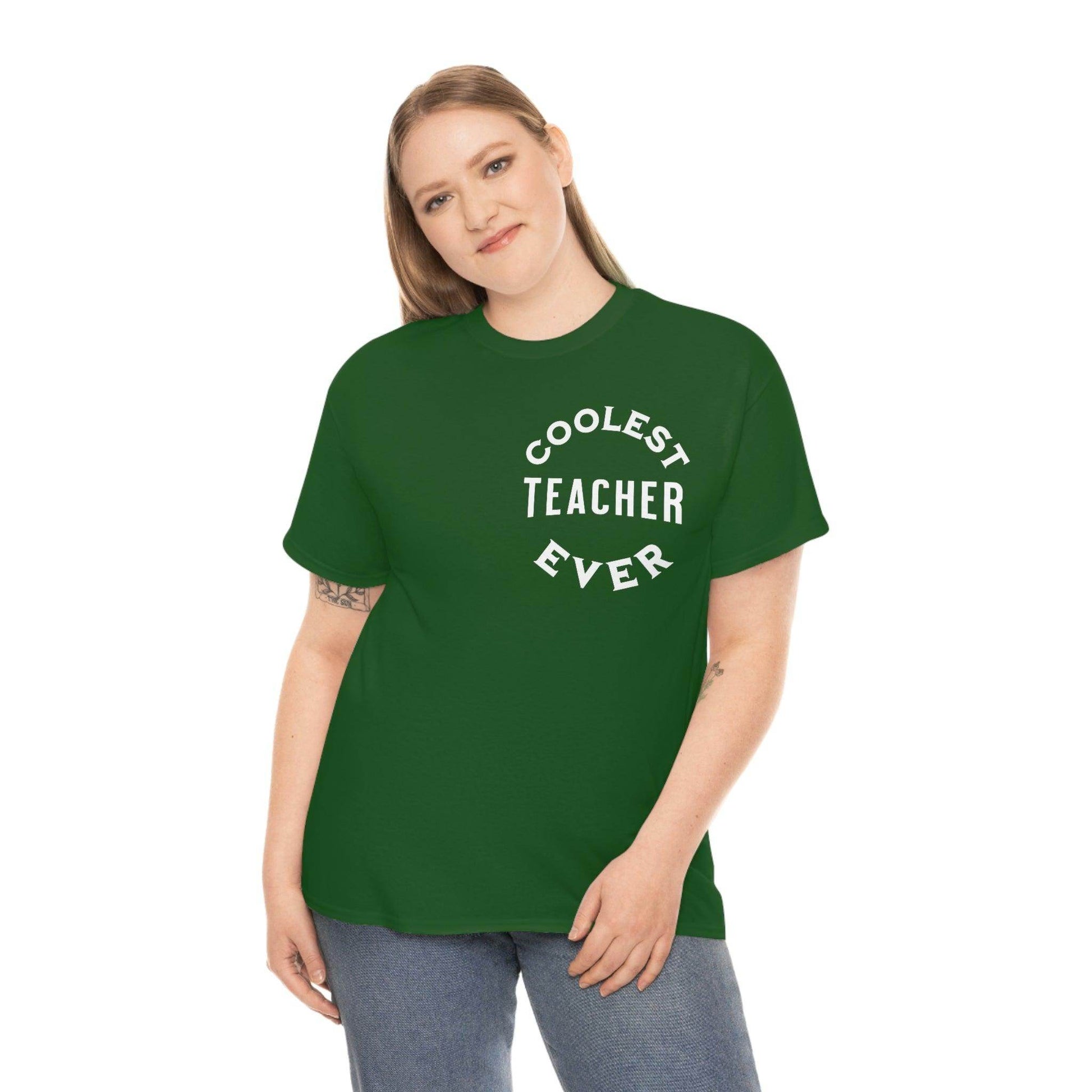 Coolest Teacher Ever Shirt - gift for teachers - teacher appreciation gift - Giftsmojo