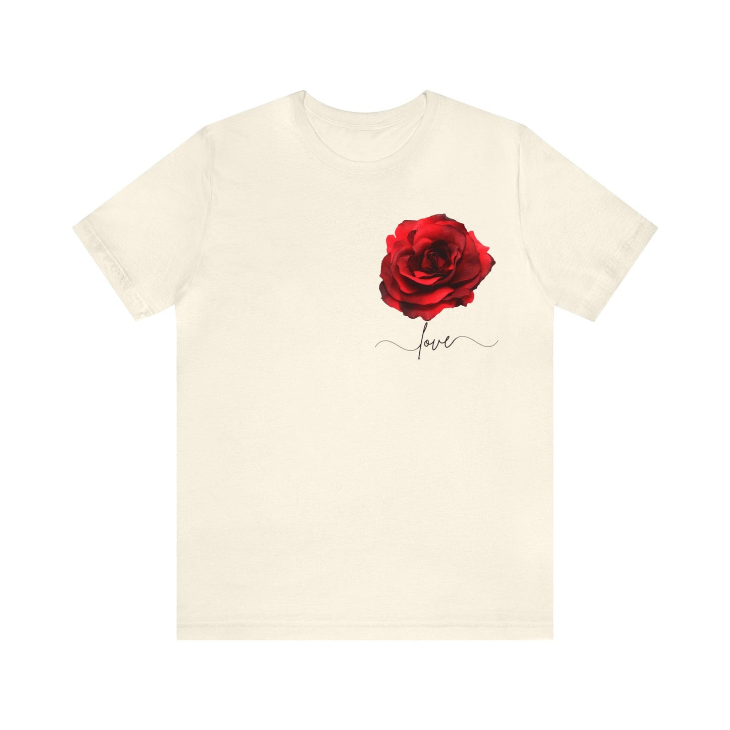 Love Rose Flower shirt, Floral motif, Floral shirt, Engagement gift, Anniversary gift, Wedding gift, gift for Wife, gift for Mom