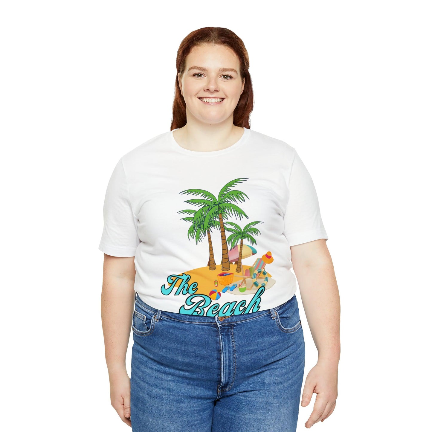 The Beach shirt, Beach t-shirt, Summer shirt, Beachwear, Beach fashion, Tropical print, Trendy design, Stylish beach apparel
