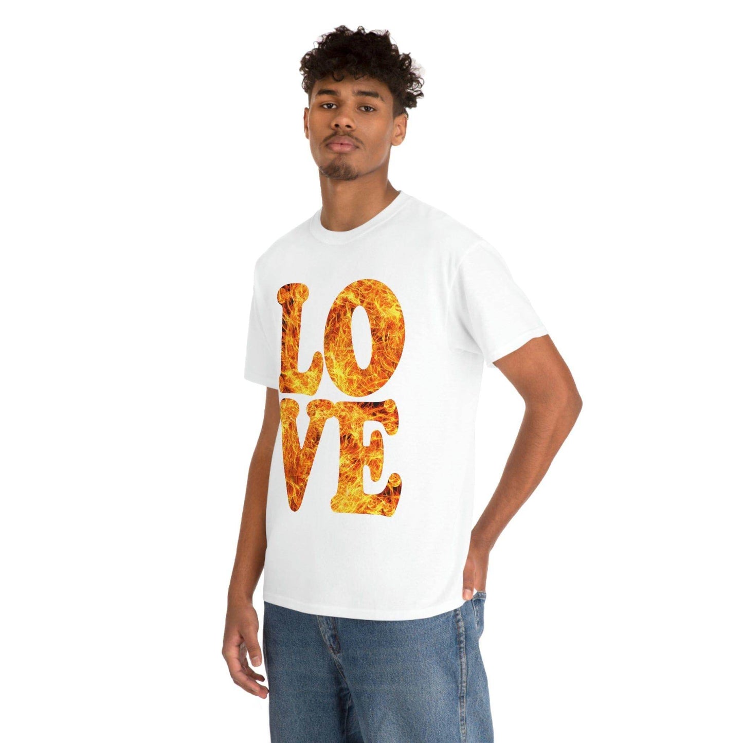 love fire big Tee - Giftsmojo