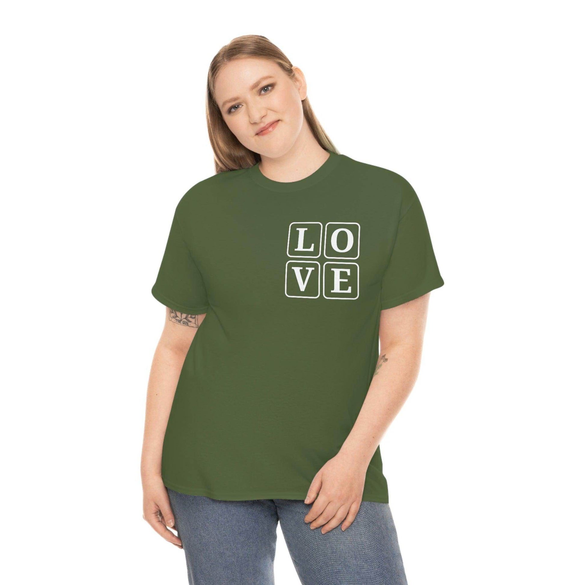 Love Square T-Shirt, - Giftsmojo