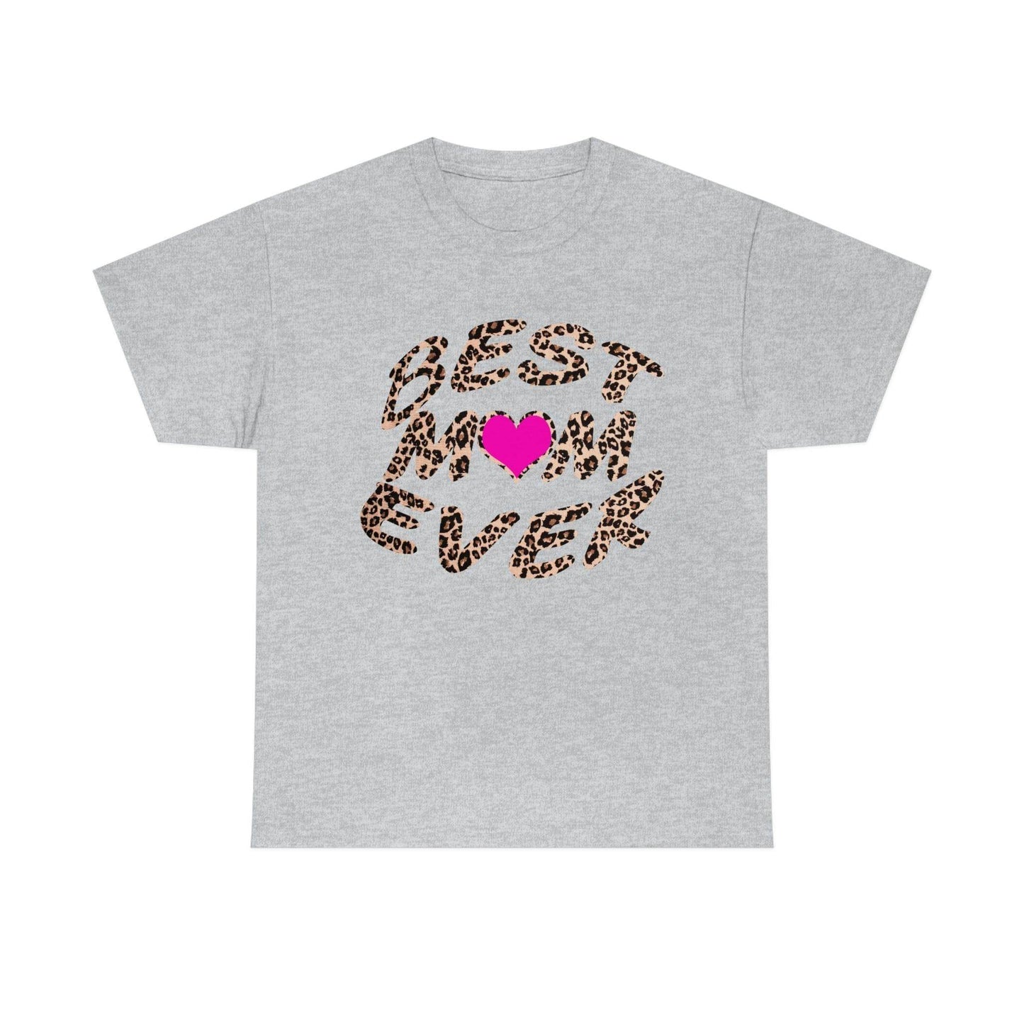 Best mom ever leopard print Tee - Giftsmojo
