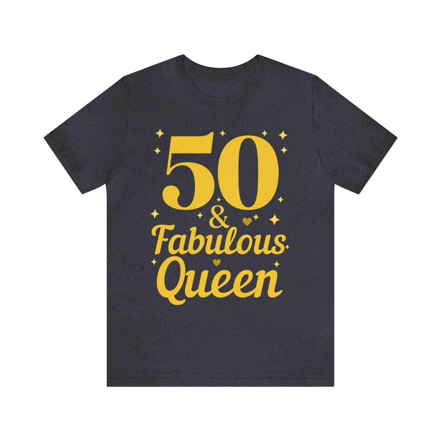 50 and Fabulous Queen shirt, Funny 50th birthday shirt - Giftsmojo