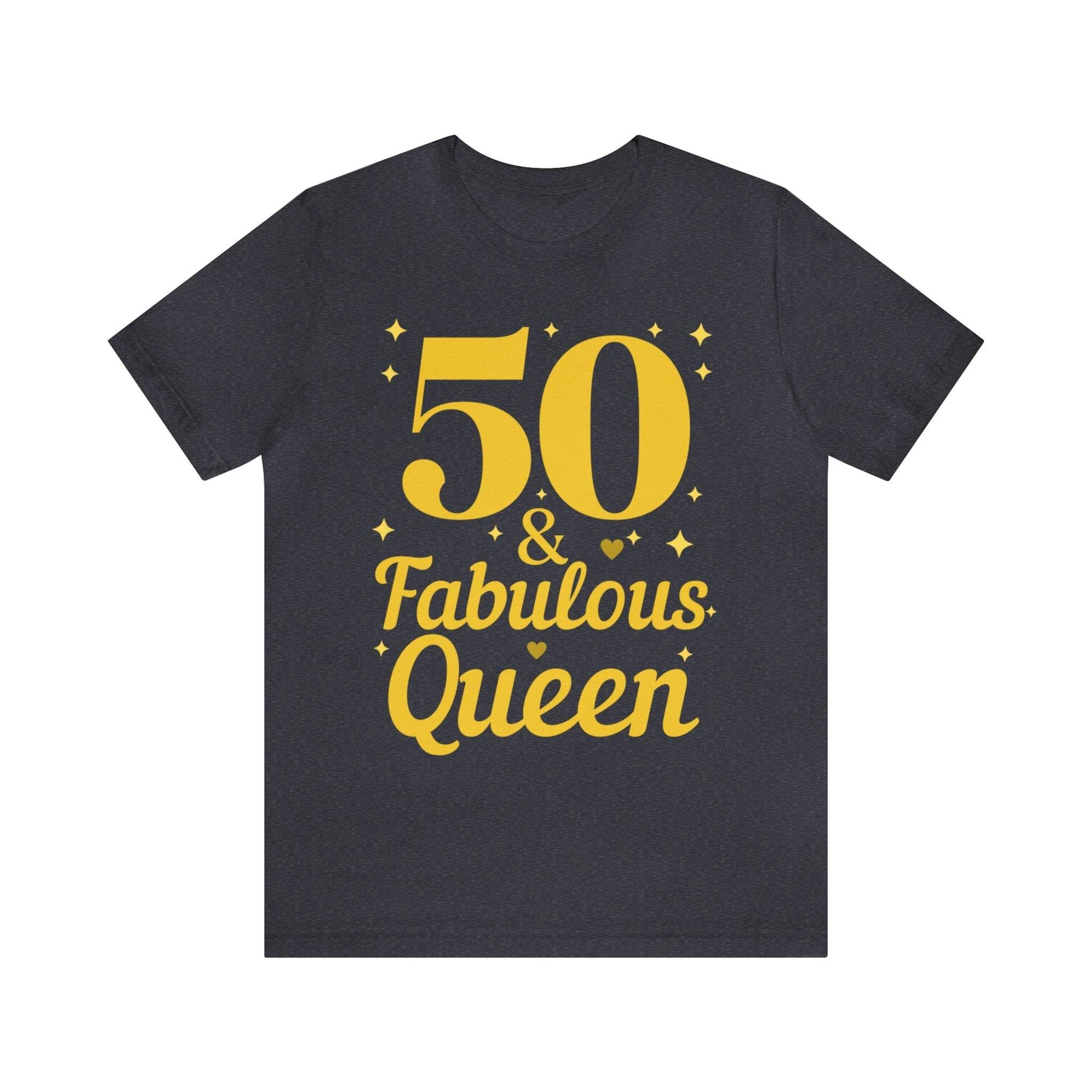 50 and Fabulous Queen shirt, Funny 50th birthday shirt - Giftsmojo