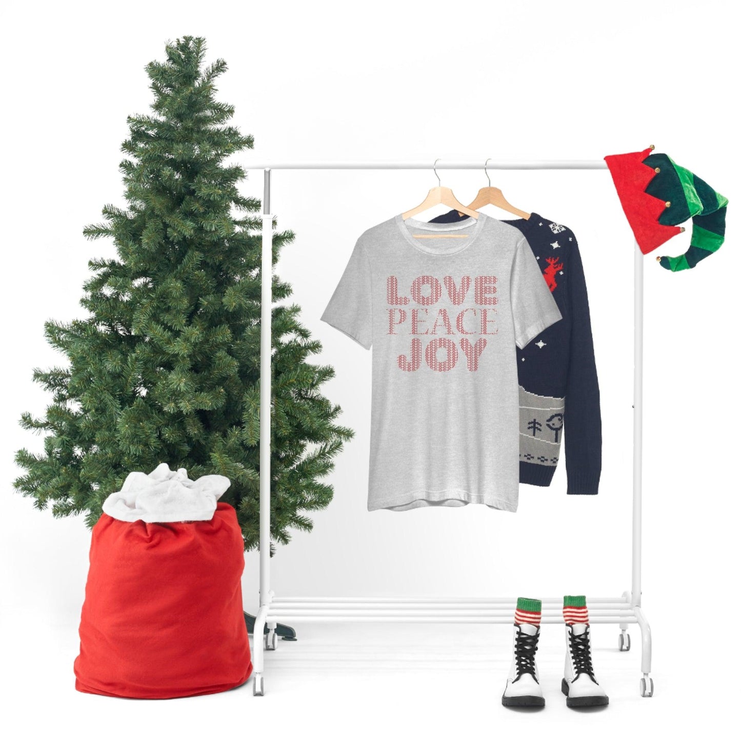 love peace joy Tee - Giftsmojo