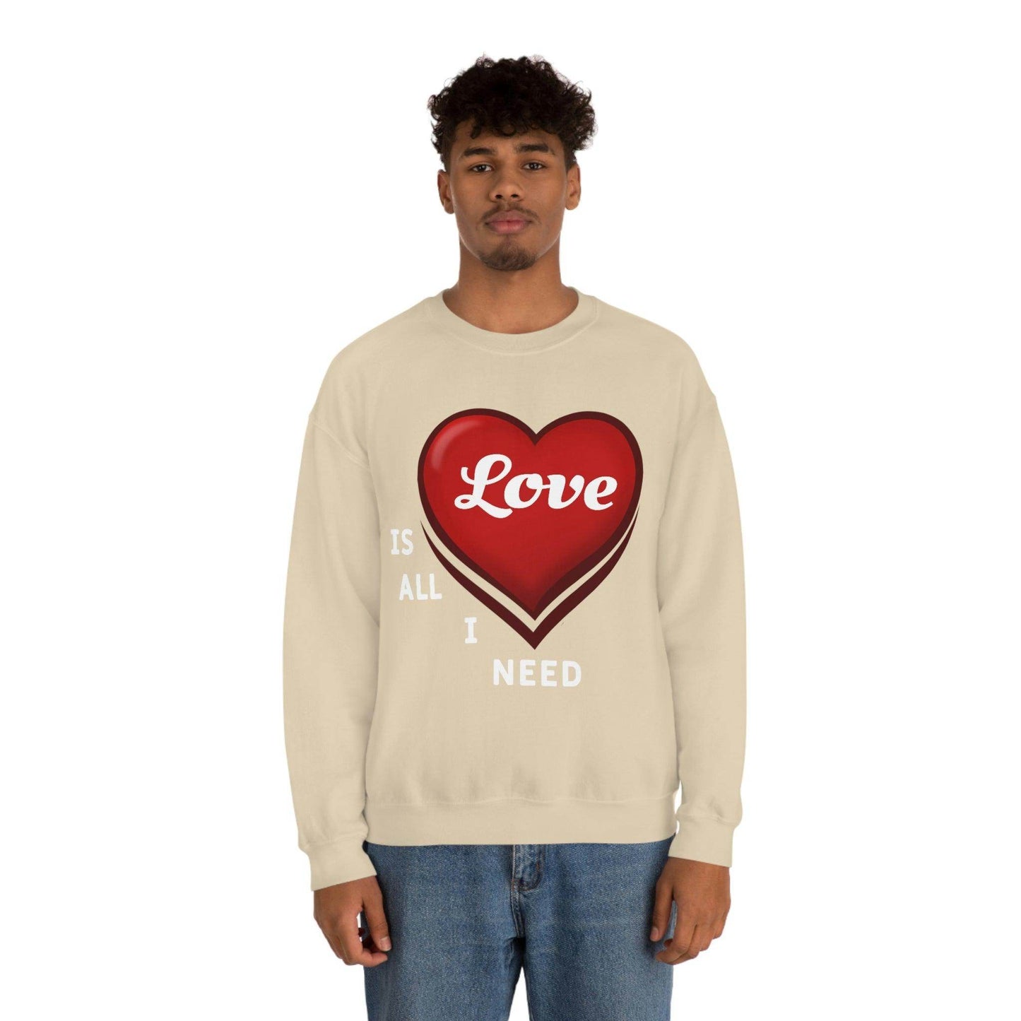 love is all I Need Sweatshirt - Giftsmojo