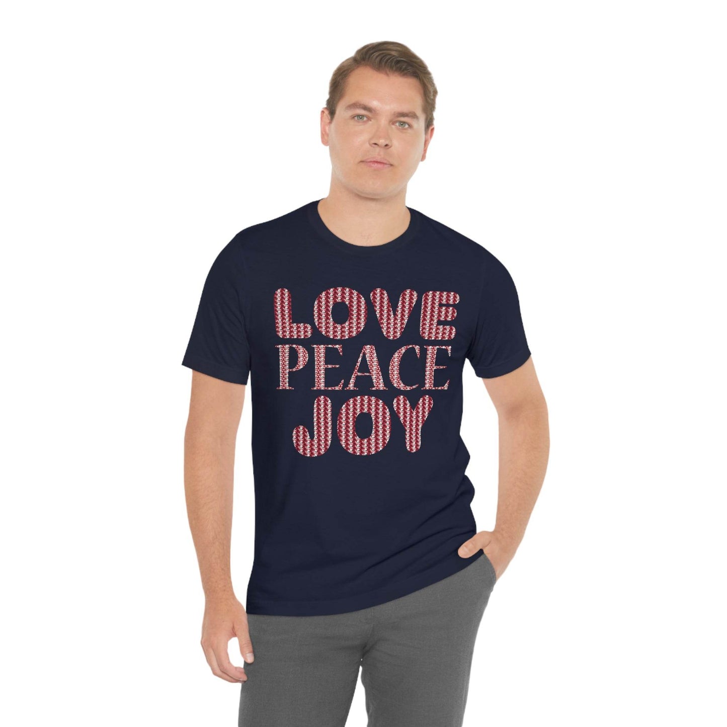 love peace joy Tee - Giftsmojo
