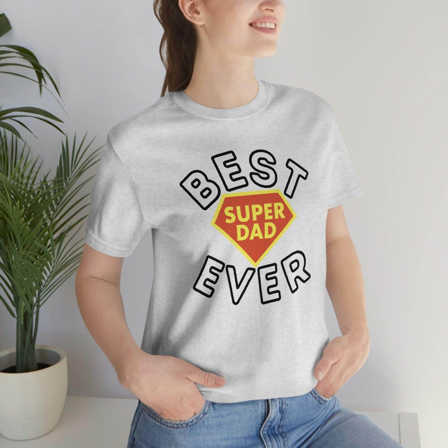 Dad Gift - Best Dad Gift - Best Super Dad Ever Shirt -Dad Shirt - Funny Fathers Gift - Husband Gift - Funny Dad Tshirt - Dad Birthday Gift - Giftsmojo
