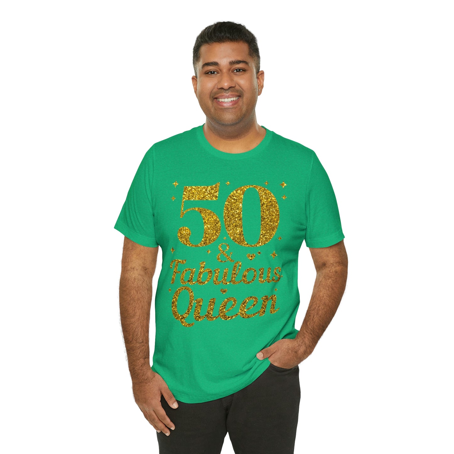 Funny 50th birthday Shirt 50 and Fabulous Queen shirt