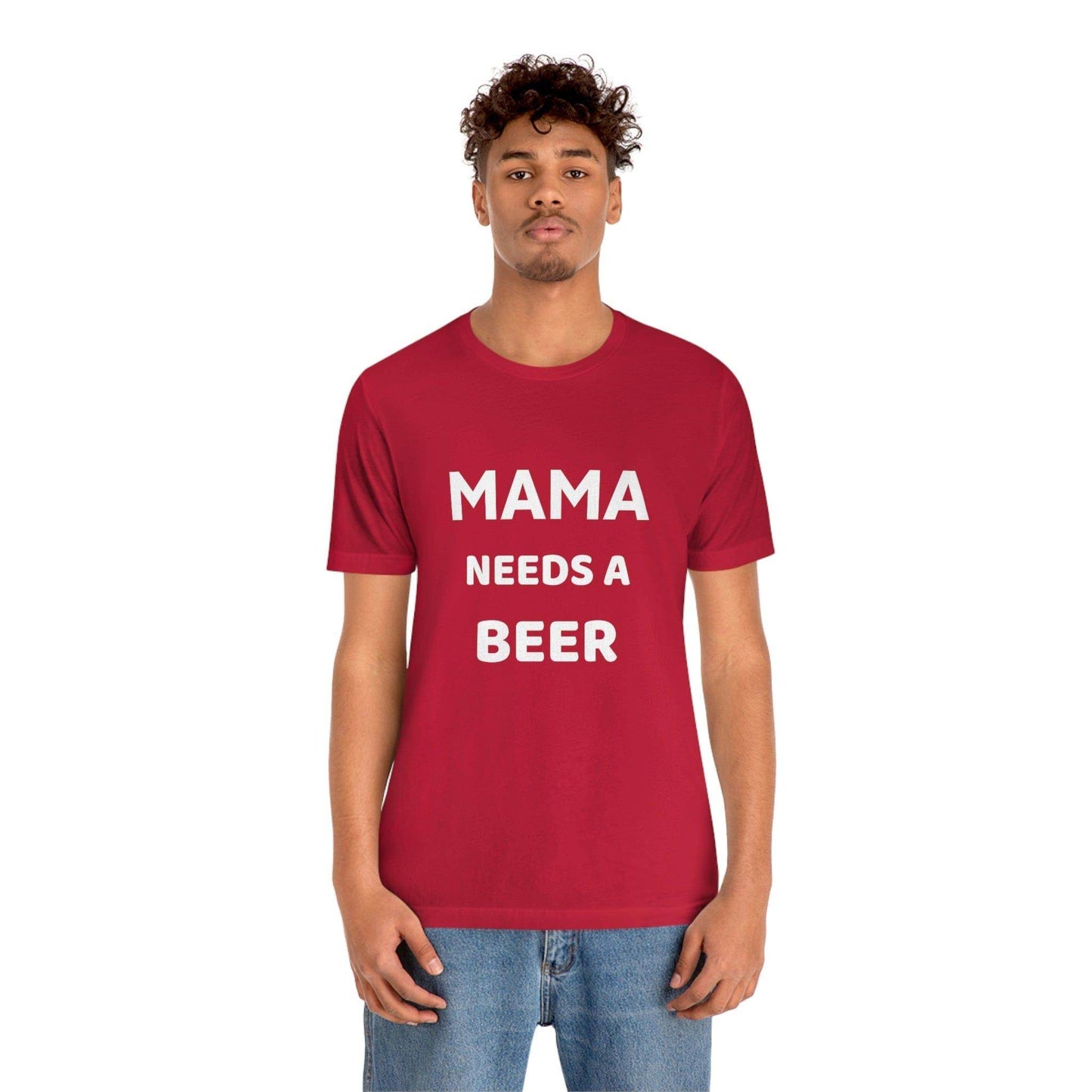 Mama needs a beer - gift for beer lover - Funny beer shirt - Funny shirt - Giftsmojo