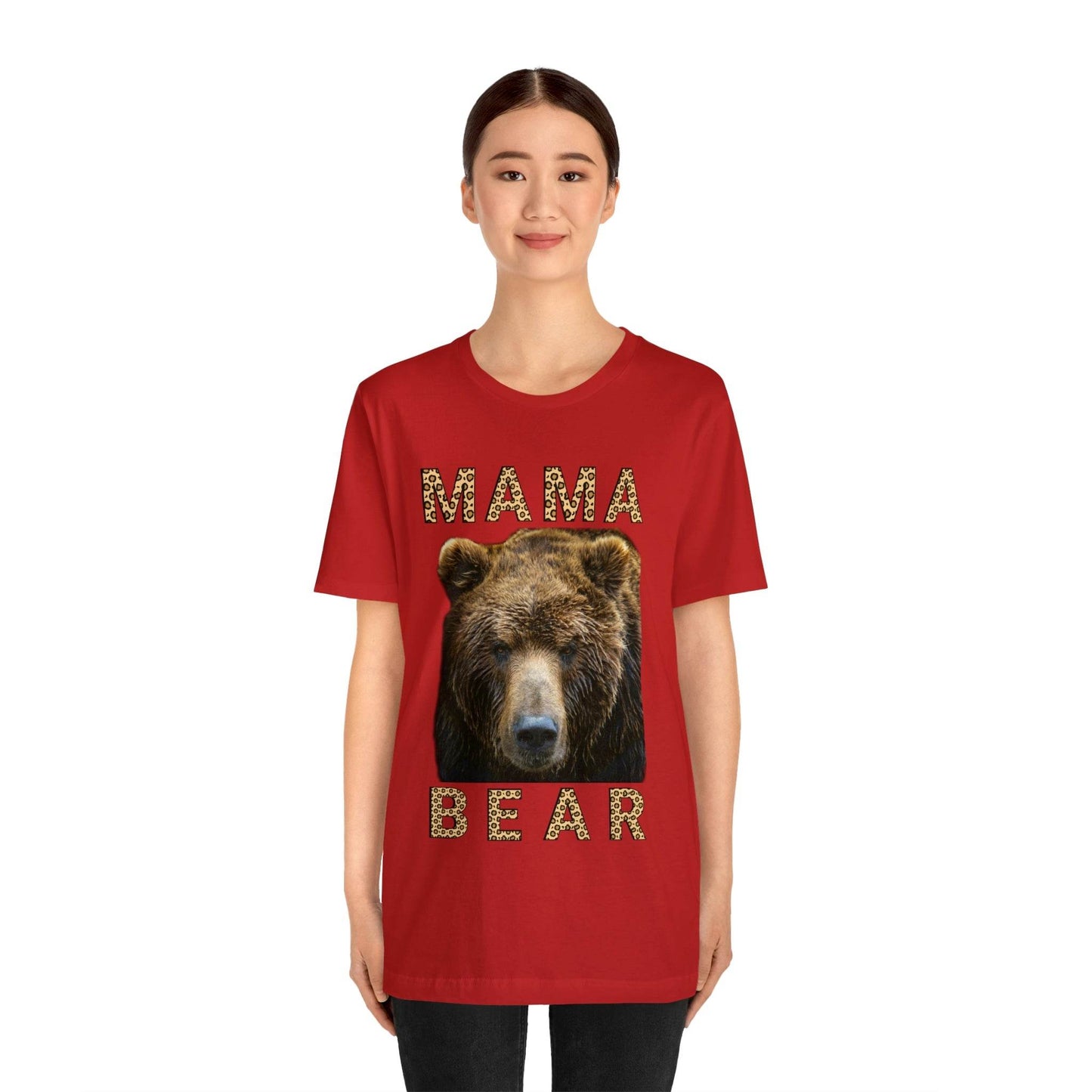 Mothers day shirt | Leopard Print Mama Bear Shirt | Mama Bear Tshirt, Funny mom shirt | best mom shirt | Momma Bear, Mama Bear Gift, Animal Nature Lover Shirt - Giftsmojo