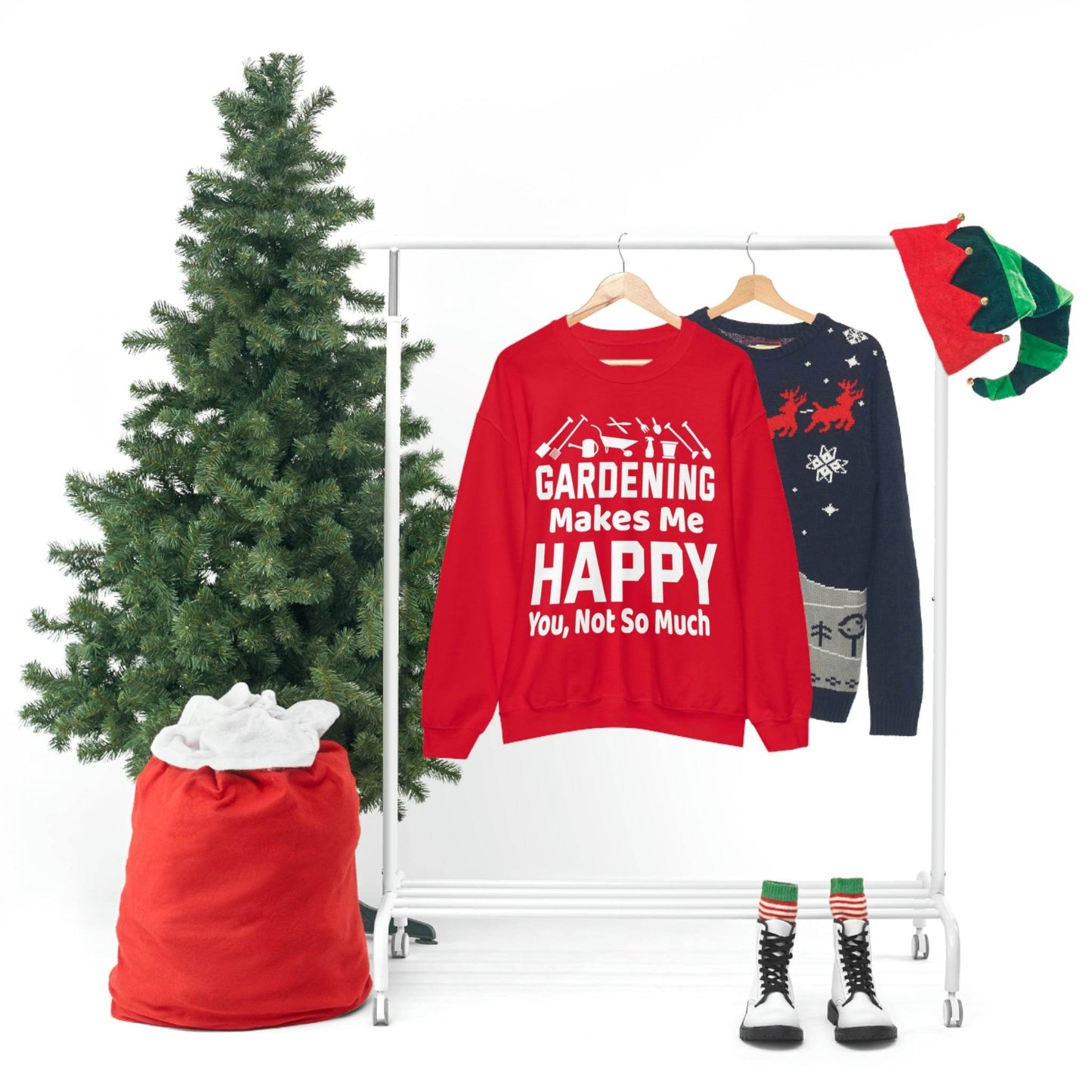 Gardening makes me Happy, You not so much, Garden sweatshirt, great for gardeners, garden shirt, plant lover shirt, nature lover shirt - Giftsmojo