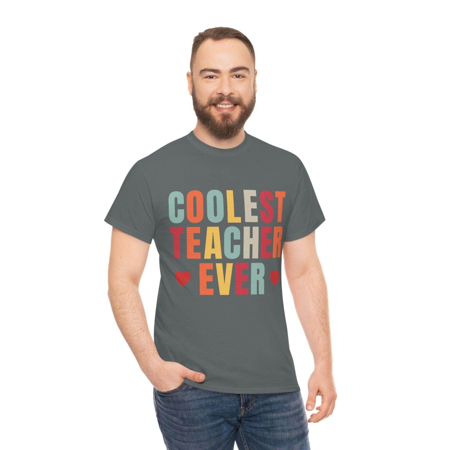 Coolest Teacher Ever T-Shirt - teacher gift - teacher appreciation - Giftsmojo
