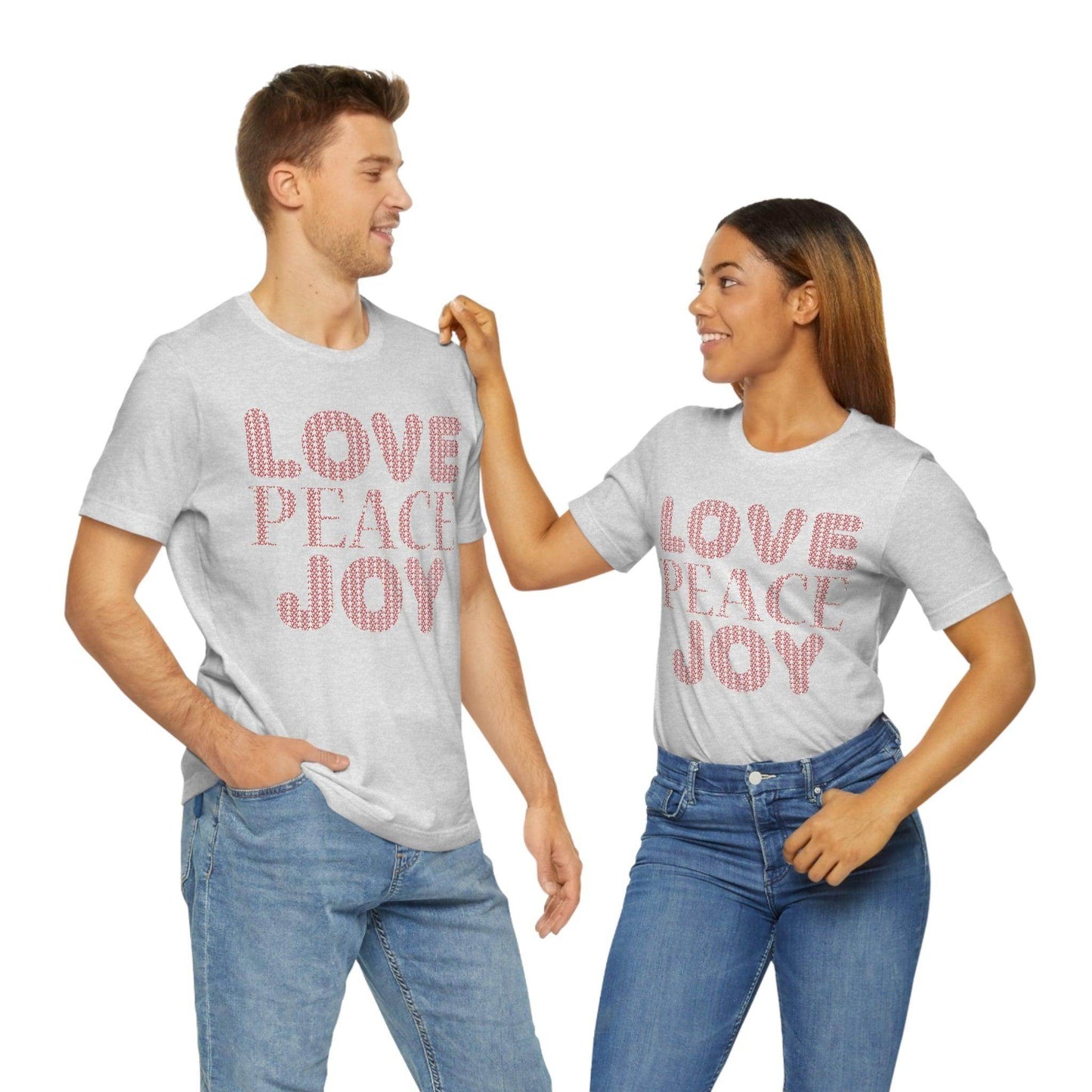 love peace joy Tee - Giftsmojo