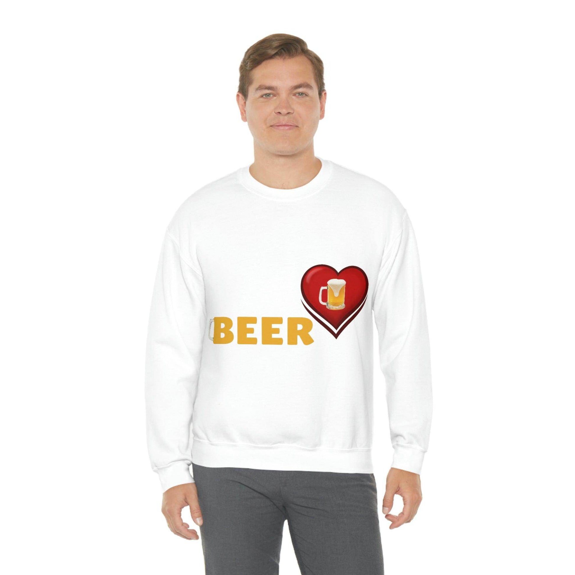 All I want for Valentine's is Beer Sweatshirt - Giftsmojo