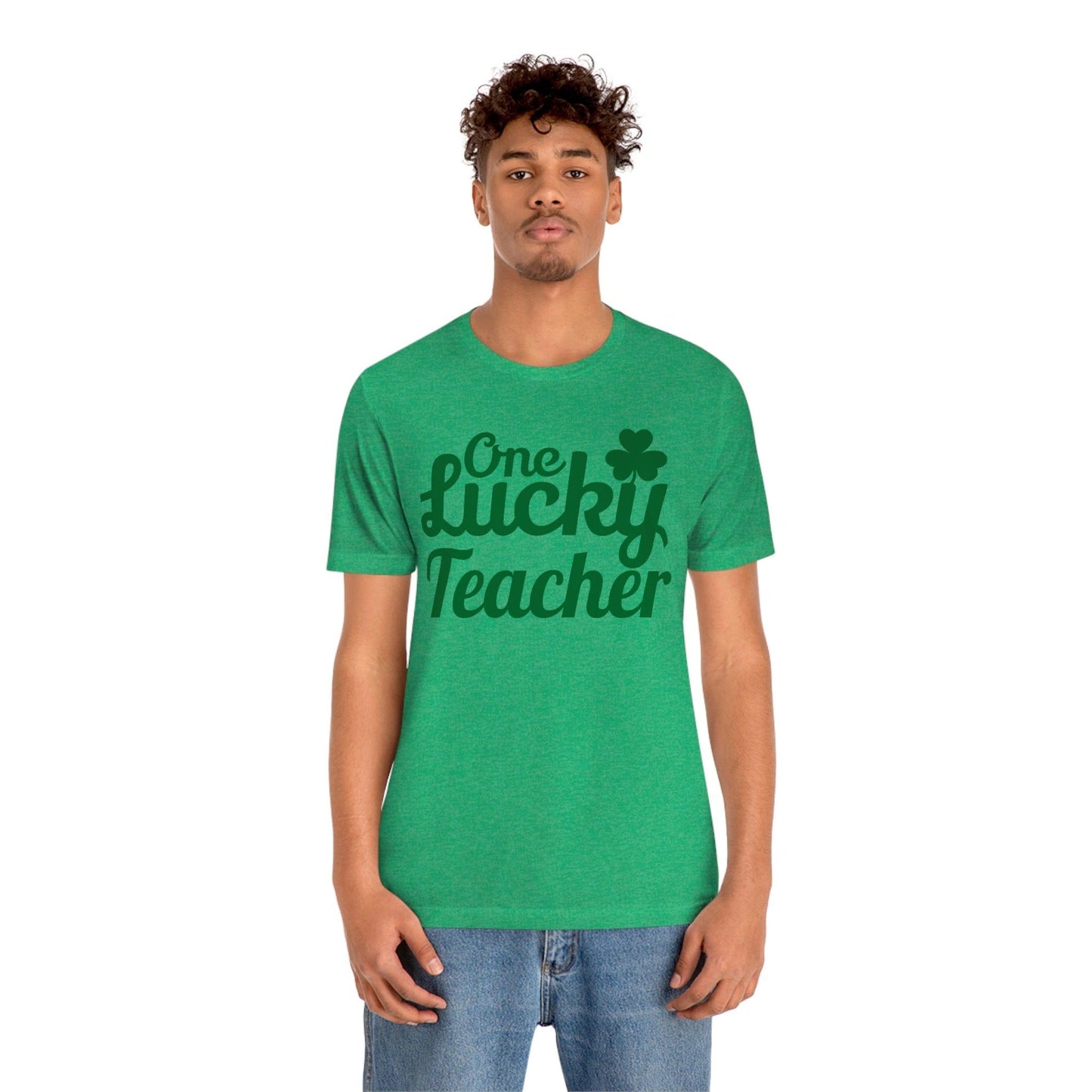 One Lucky Teacher Shirt feeling Lucky St Patrick's Day shirt - Funny St Paddy's day Funny Shirt - Giftsmojo