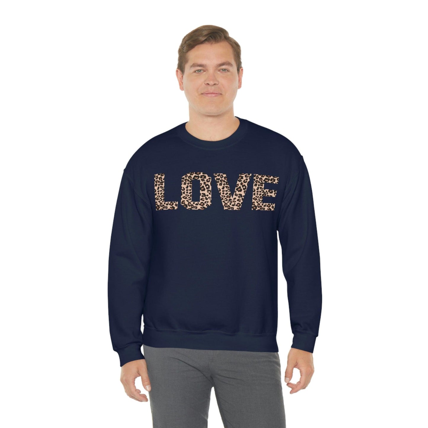 Leopard print love Sweatshirt