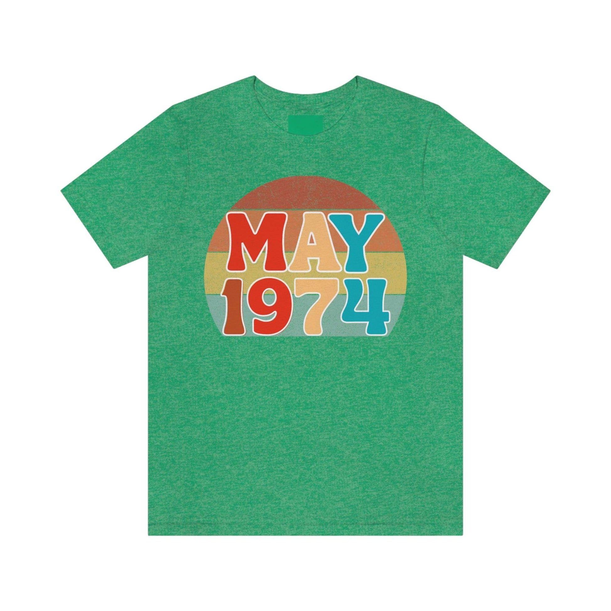 49th Birthday Shirt, 1974 Shirt, 49th Birthday Tee, Vintage 1974 Shirt, 49th Birthday Gifts, 1974 Birthday Shirt, 49th Birthday Gift - Giftsmojo