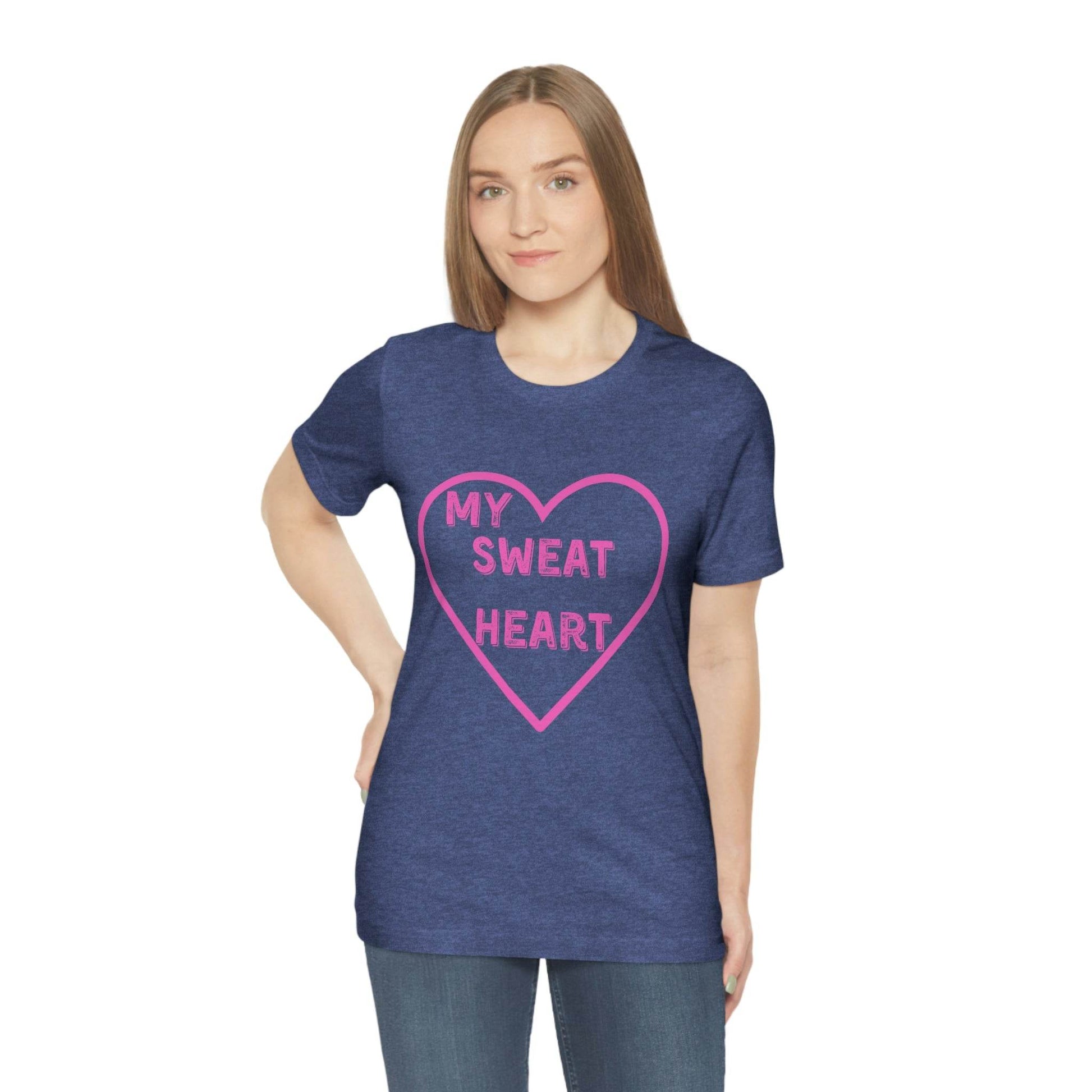 My Sweat Heart - Love shirt - Gift for wife - Gift for Husband - Gift for Girlfriend and Boyfriend - Anniversary gift - Giftsmojo