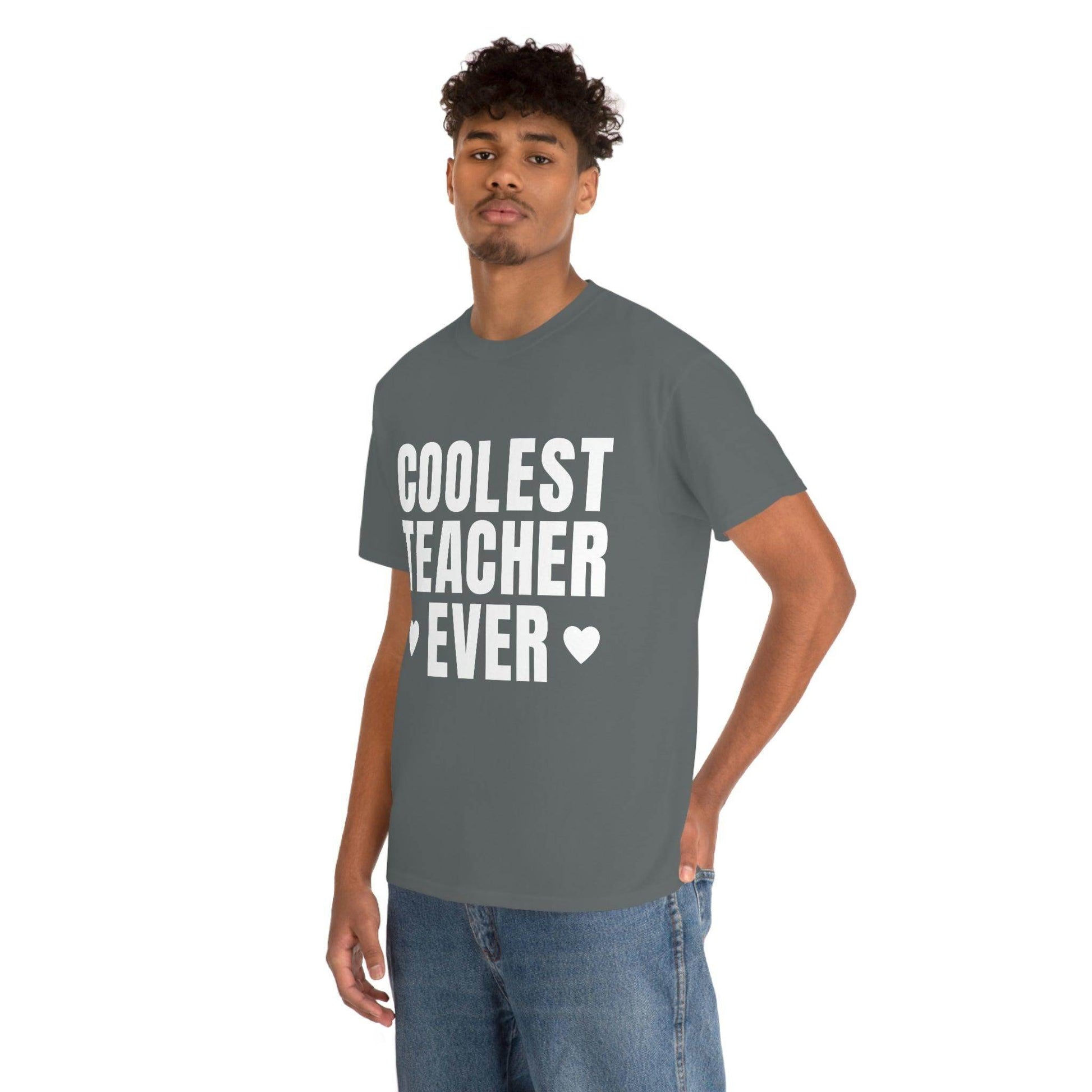 Coolest Teacher Ever Tee - Giftsmojo
