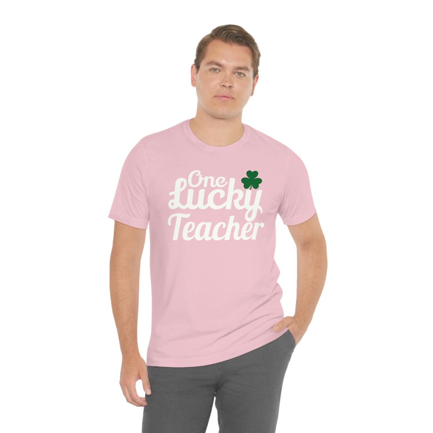 One Lucky Teacher Shirt feeling Lucky St Patrick's Day shirt - Funny St Paddy's day Funny Shirt