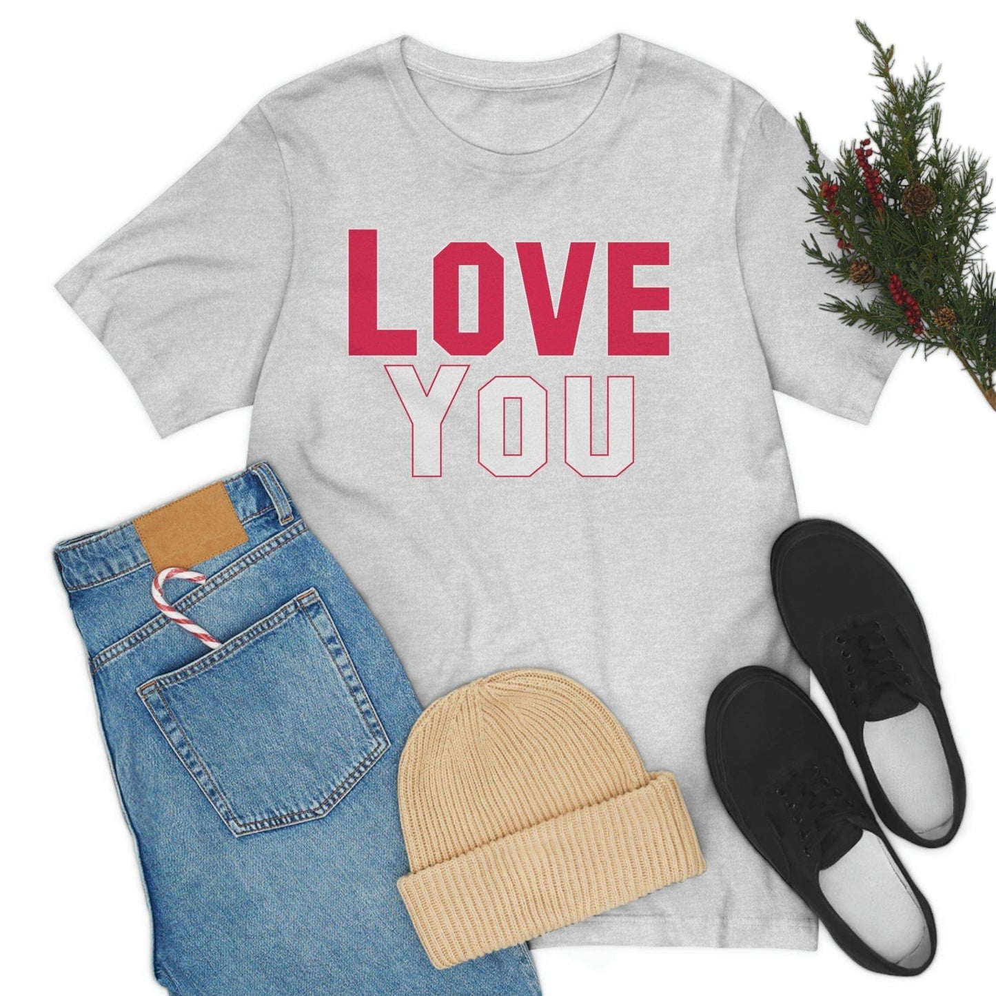 Love you T-shirt - Giftsmojo
