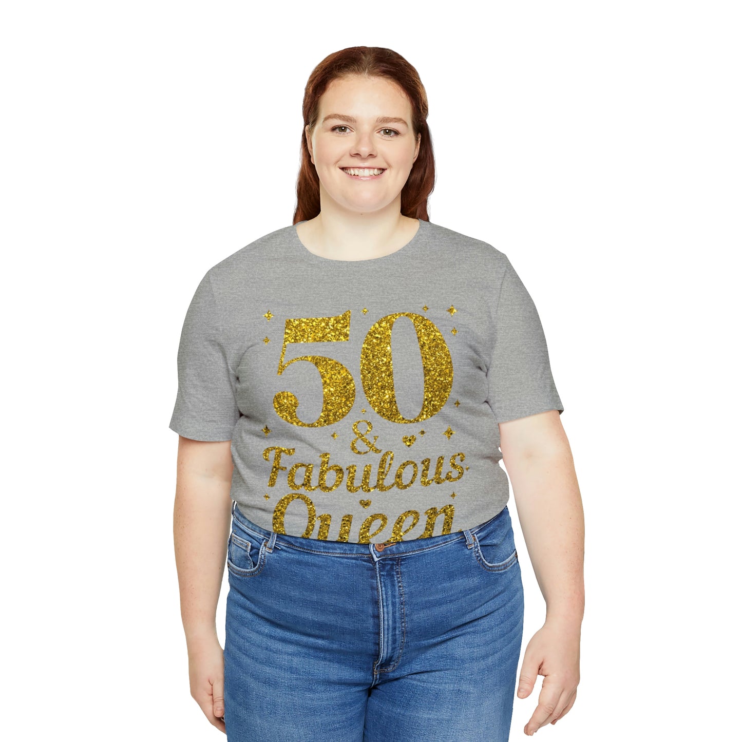 Funny 50th birthday Shirt 50 and Fabulous Queen shirt