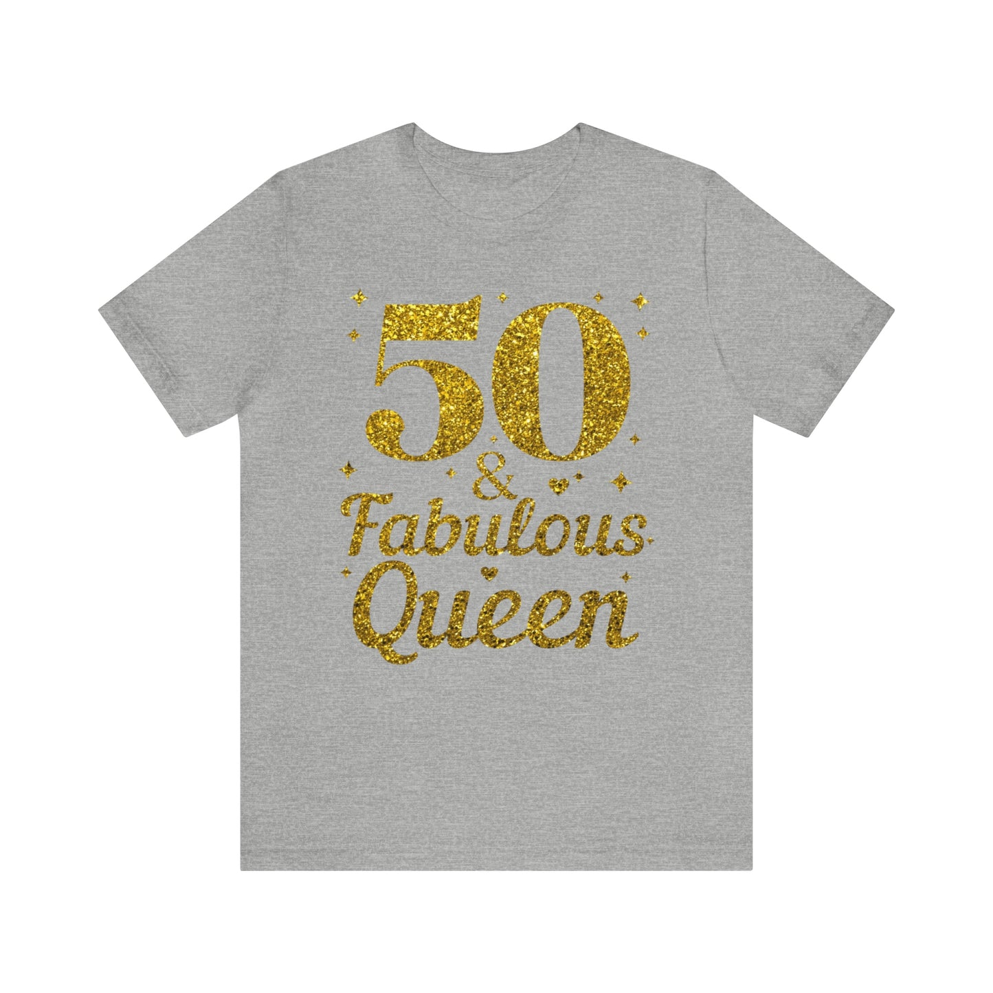 Funny 50th birthday Shirt 50 and Fabulous Queen shirt