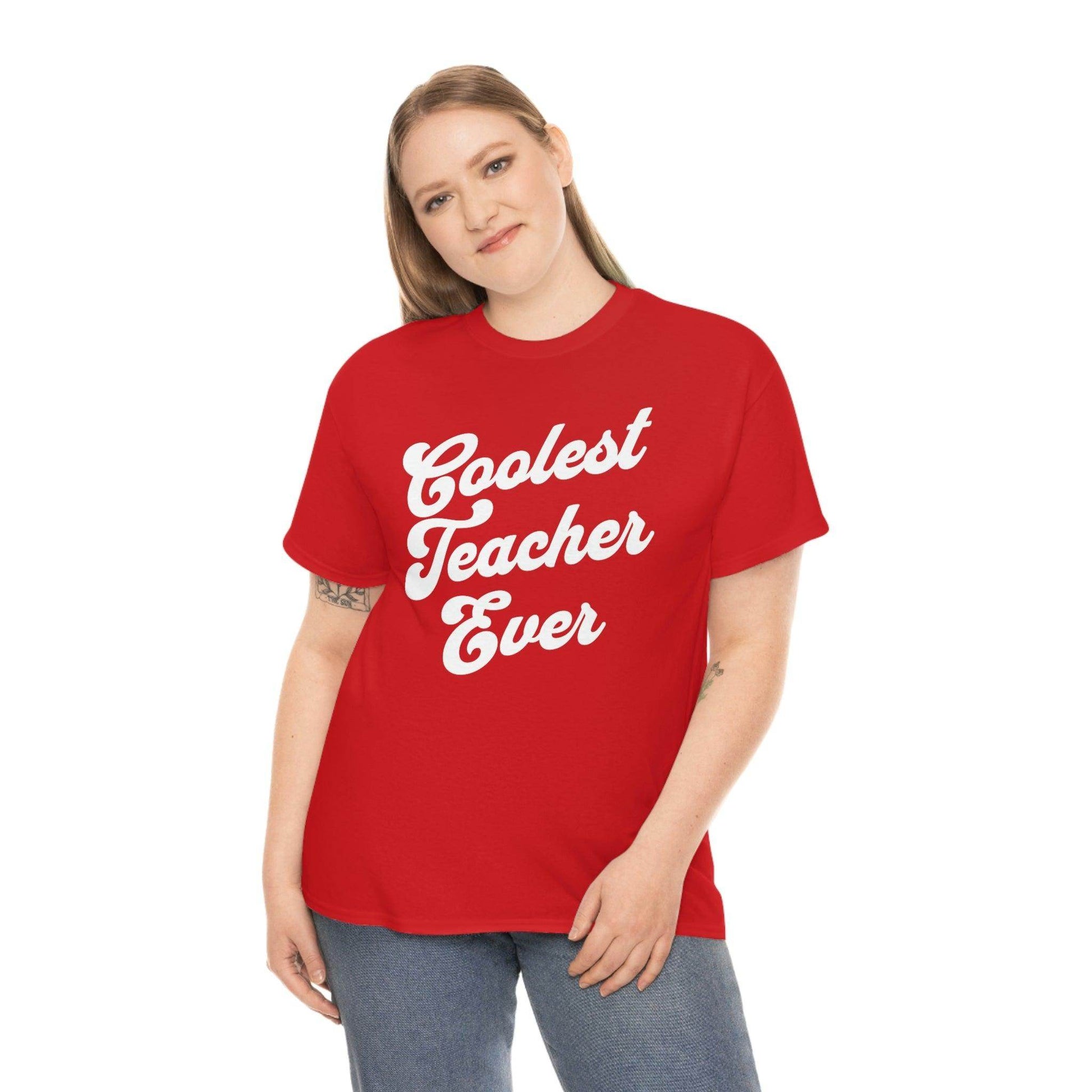 Coolest Teacher Ever Shirt - Giftsmojo