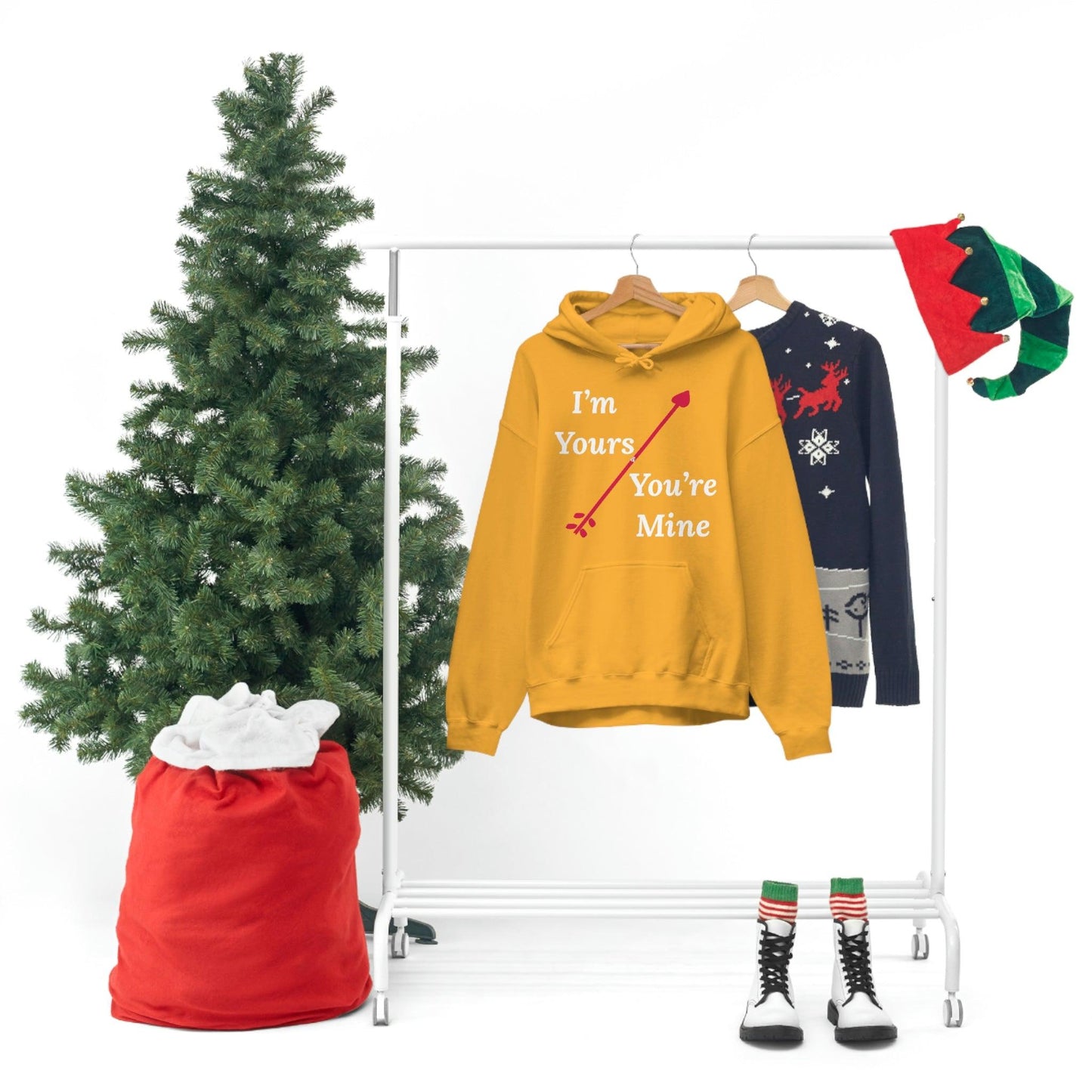 I'm Yours and You're Mine Hooded Sweatshirt