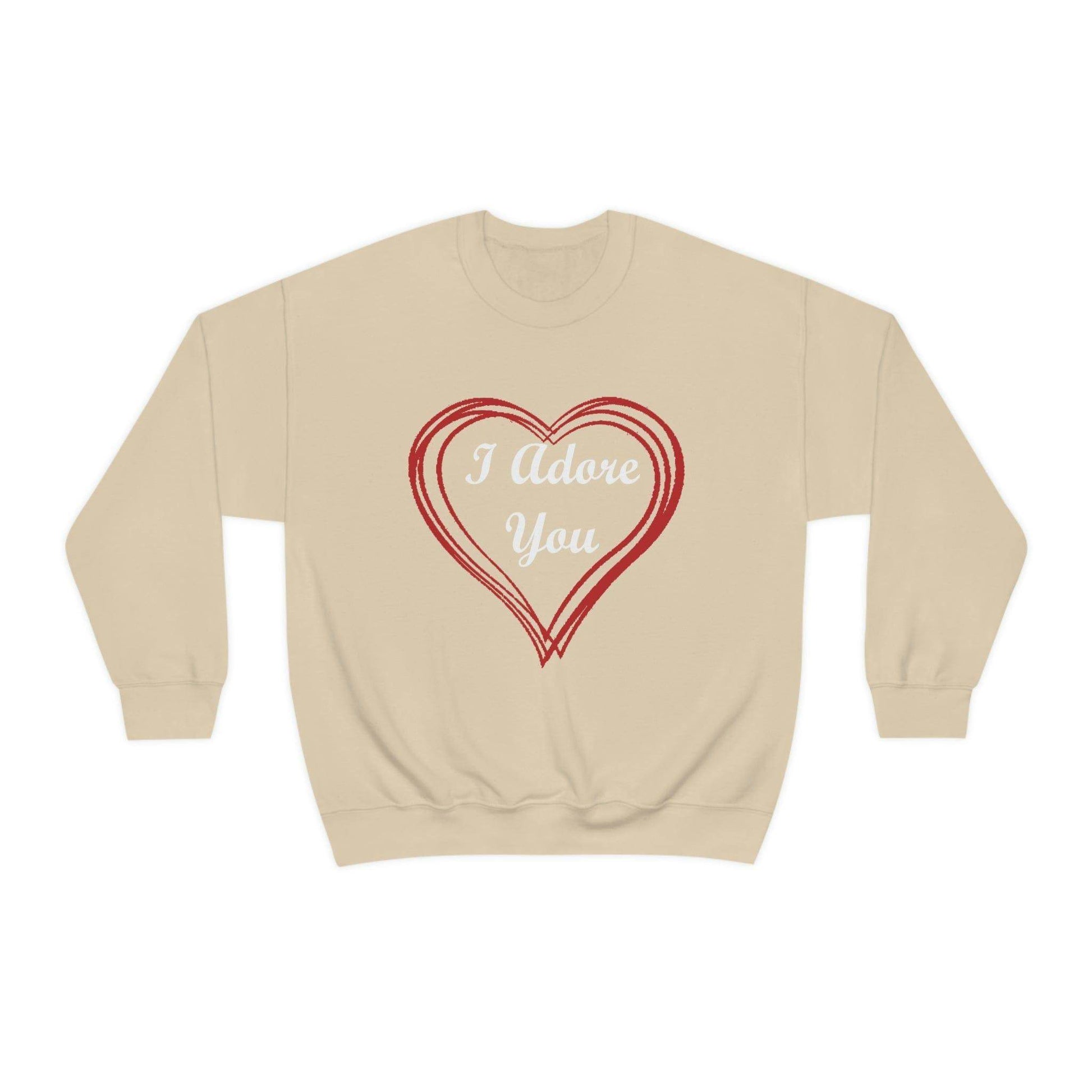 I Adore You Crewneck Sweatshirt - Giftsmojo