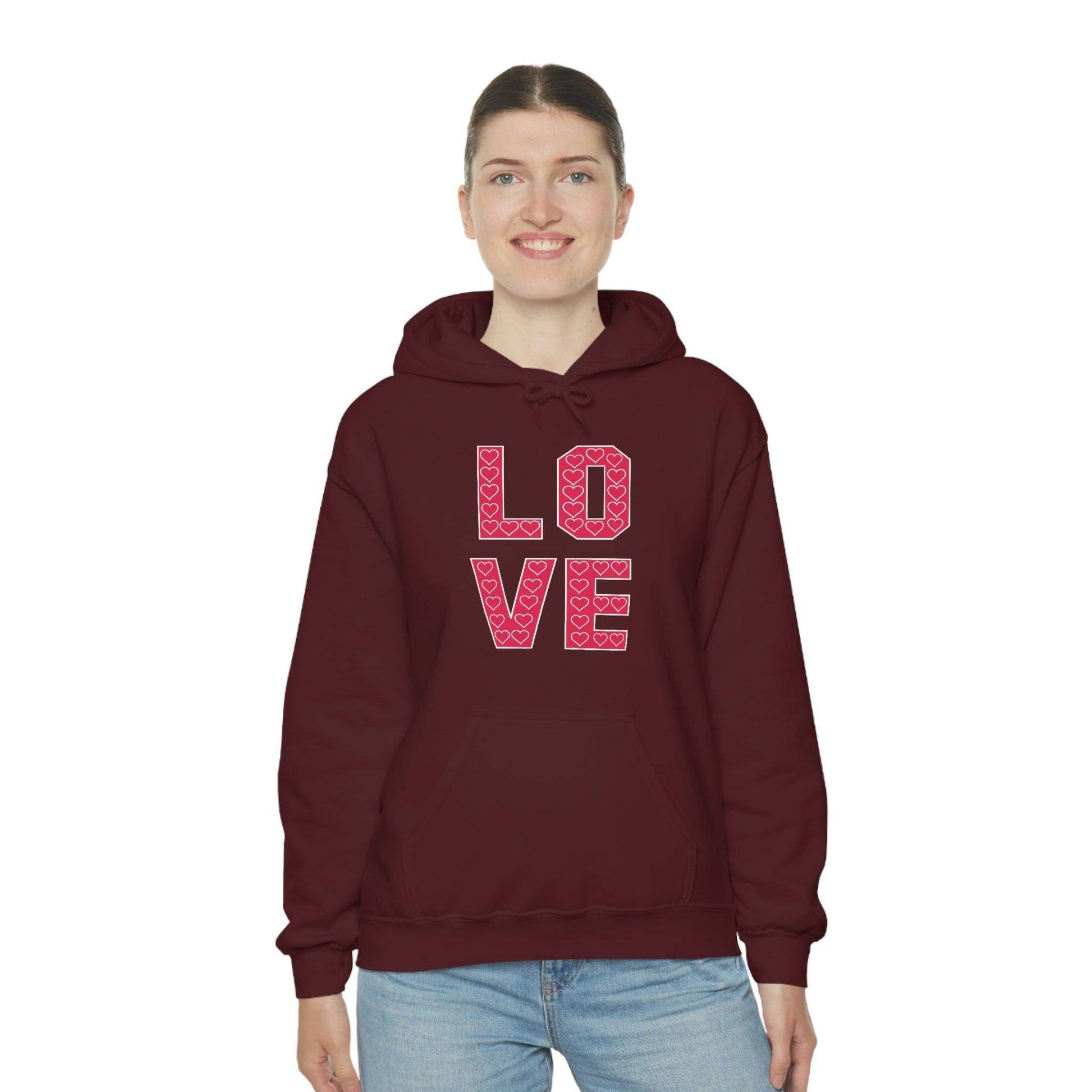 Love Hooded sweatshirt - Giftsmojo