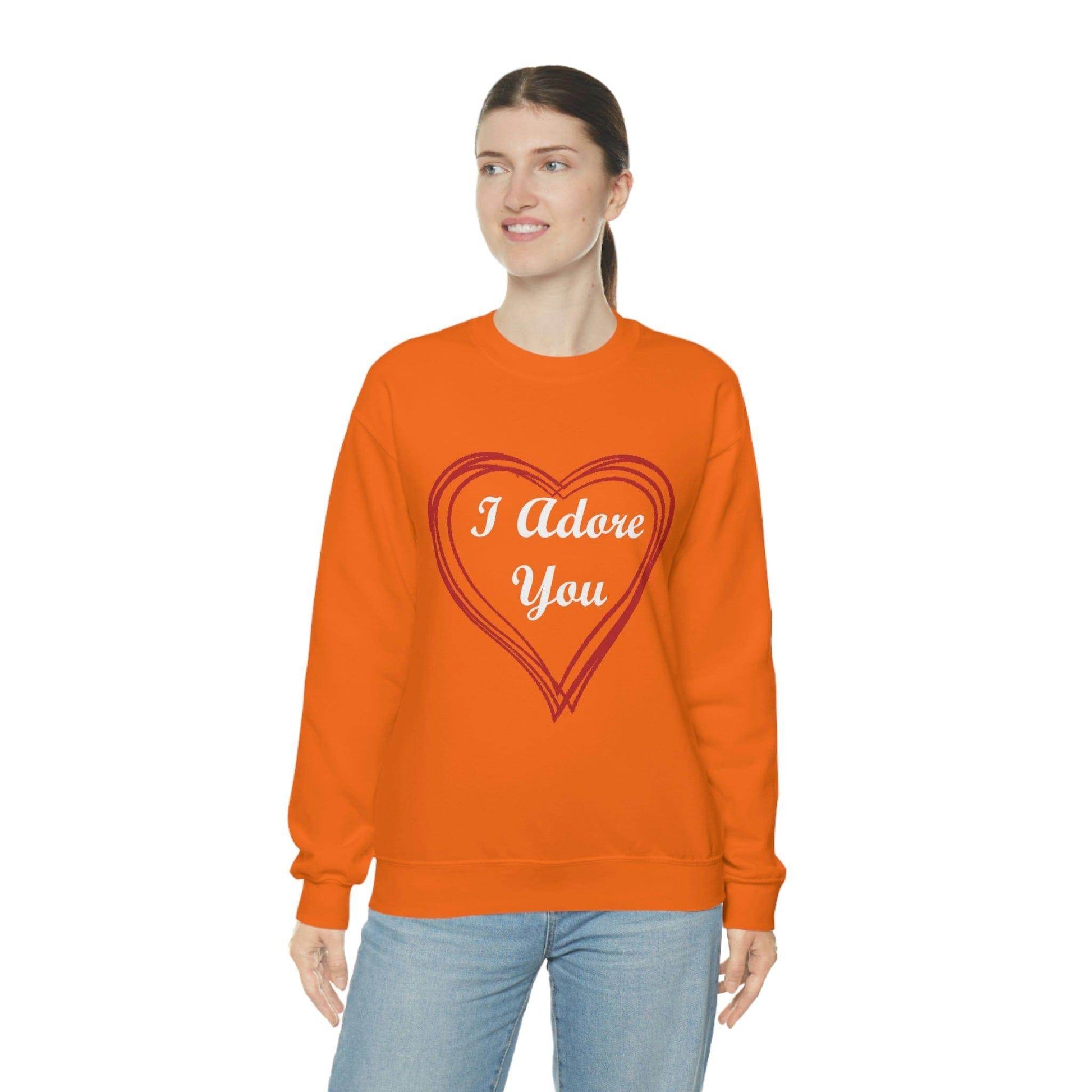 I Adore You Crewneck Sweatshirt - Giftsmojo
