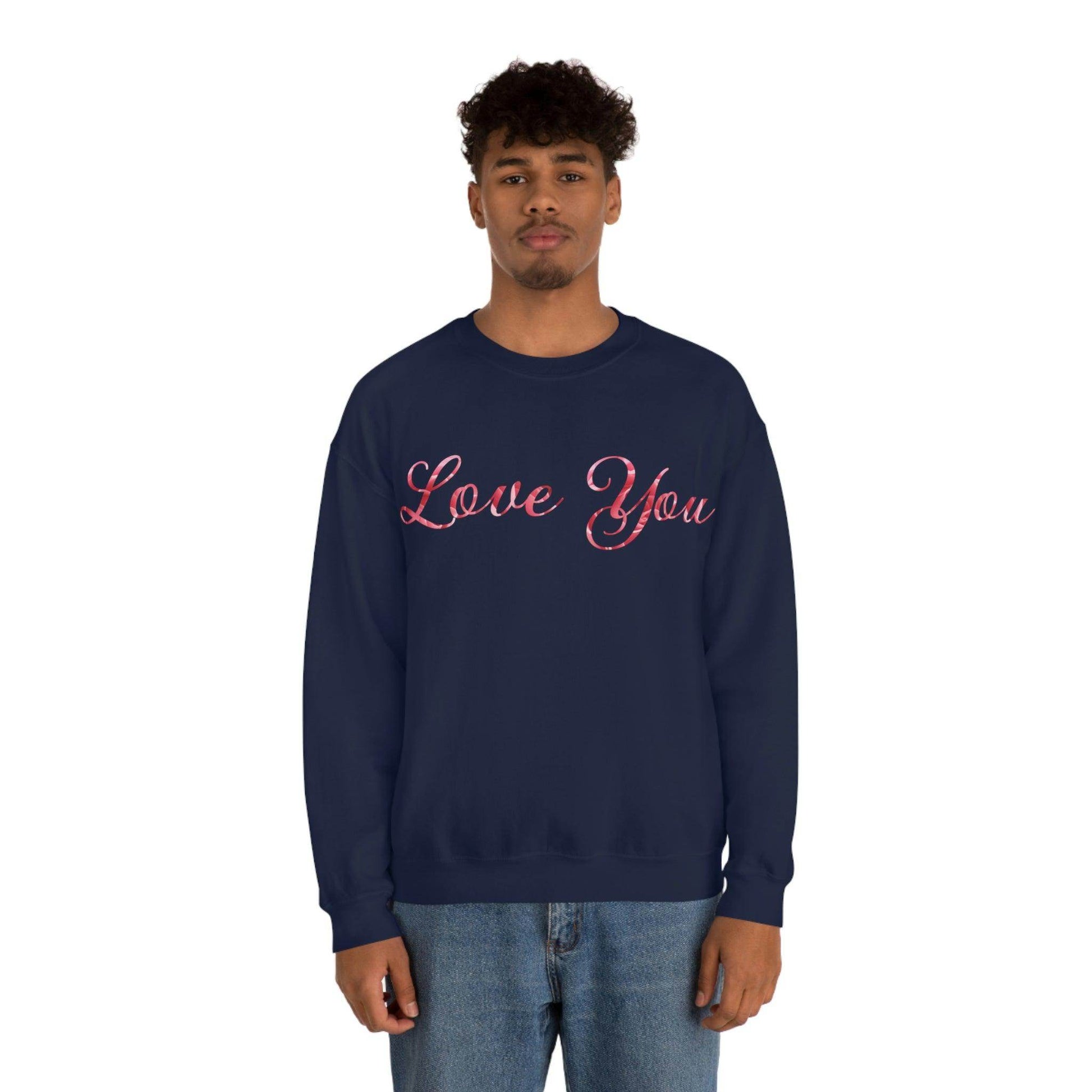 Love You Sweatshirt, love shirt, wedding gift, engagement gift, anniversary gift, couple shirt, matching shirt - Giftsmojo