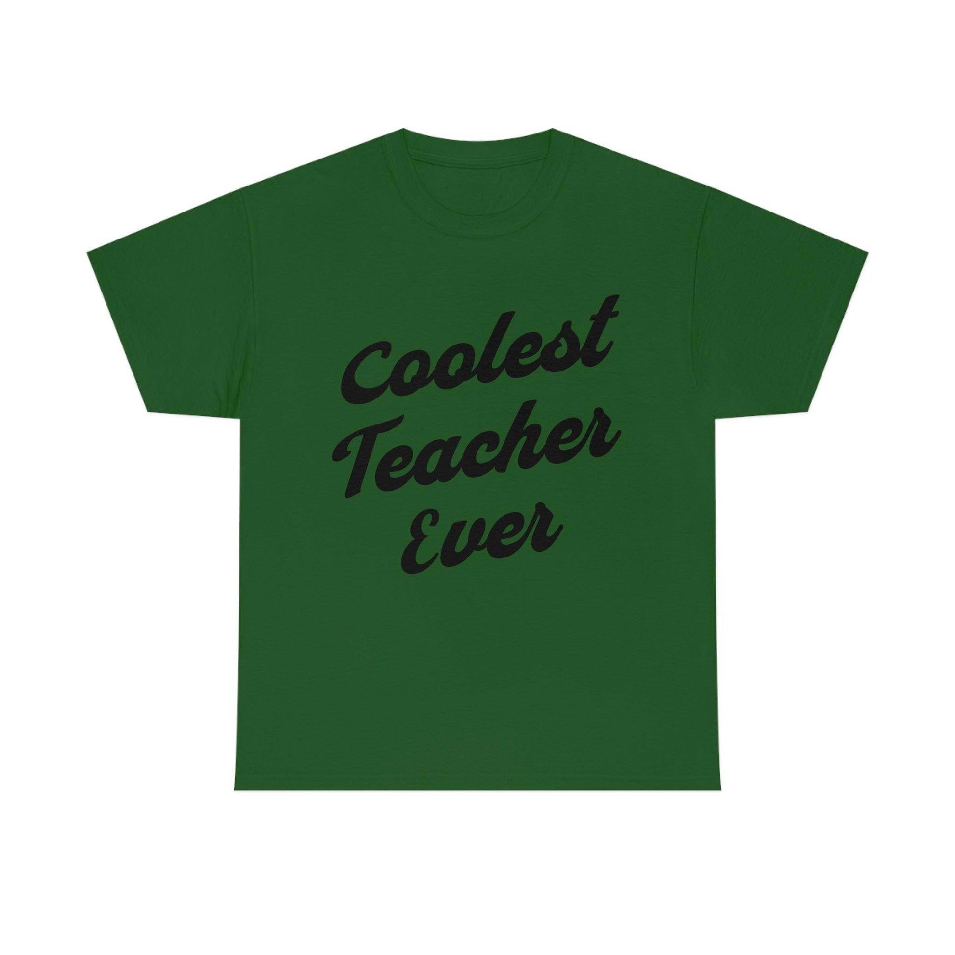 Coolest Teacher Ever T-Shirt - Teacher appreciation - gift for teachers - Giftsmojo