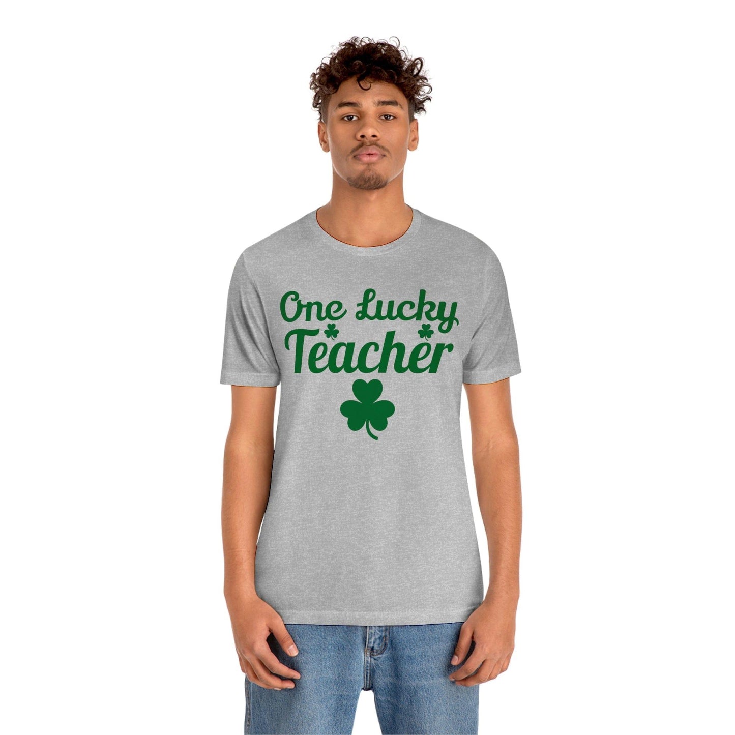 One Lucky Teacher Shirt feeling Lucky St Patrick's Day shirt - Funny St Paddy's day Funny Shirt