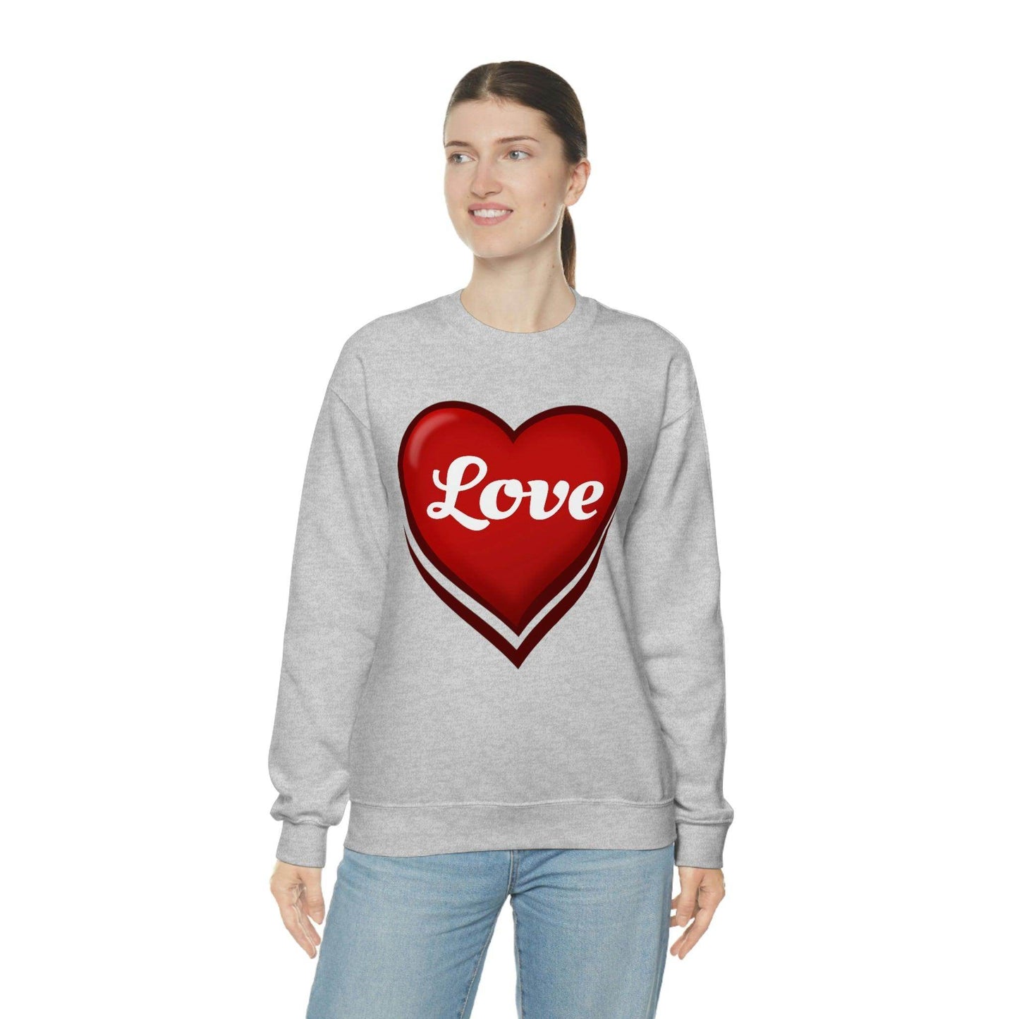 Love Sweatshirt, Valentine's Gift, - Giftsmojo