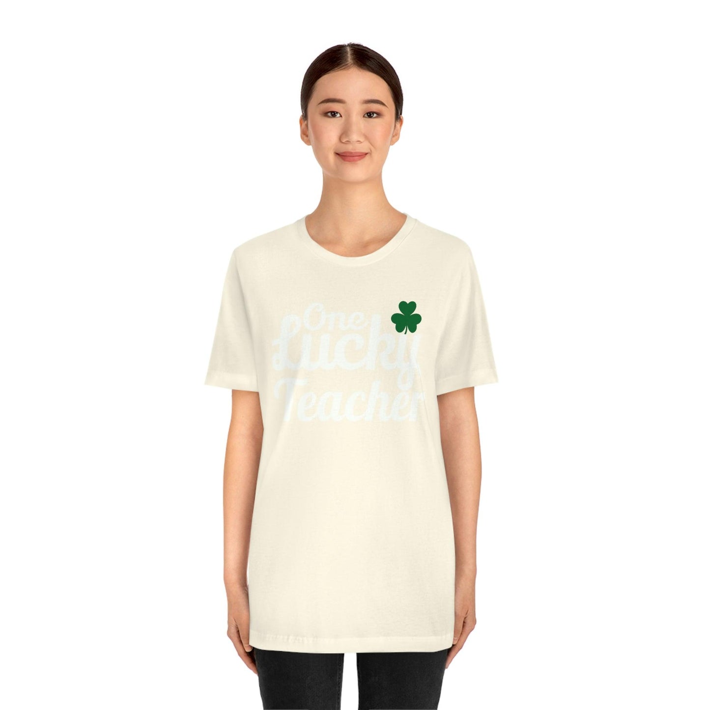 One Lucky Teacher Shirt feeling Lucky St Patrick's Day shirt - Funny St Paddy's day Funny Shirt - Giftsmojo
