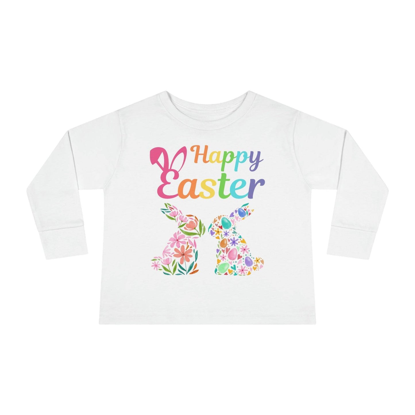 Happy Easter Toddler Long Sleeve Tee - Giftsmojo