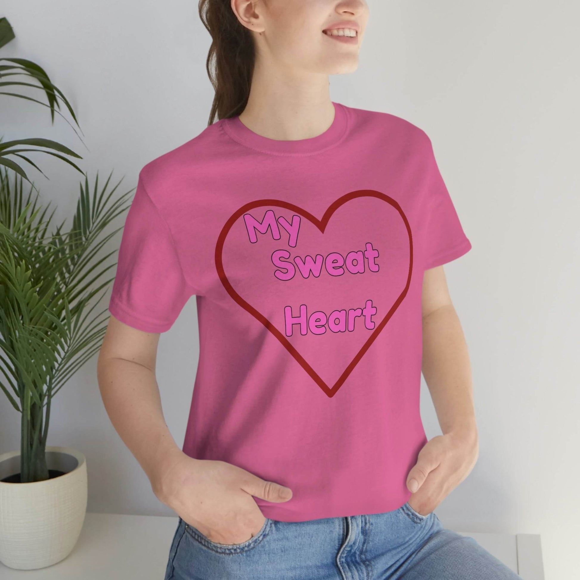 My Sweat Heart - Love shirt - Gift for wife - Gift for Husband - Gift for Girlfriend and Boyfriend - Giftsmojo