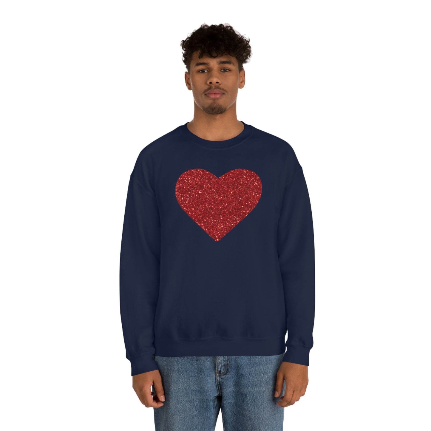 Heart Sweatshirt Love sweatshirt Love Shirt Cute Love Shirt with Heart Valentine sweatshirt - Matching Love shirt Girlfriend gift Boyfriend - Giftsmojo