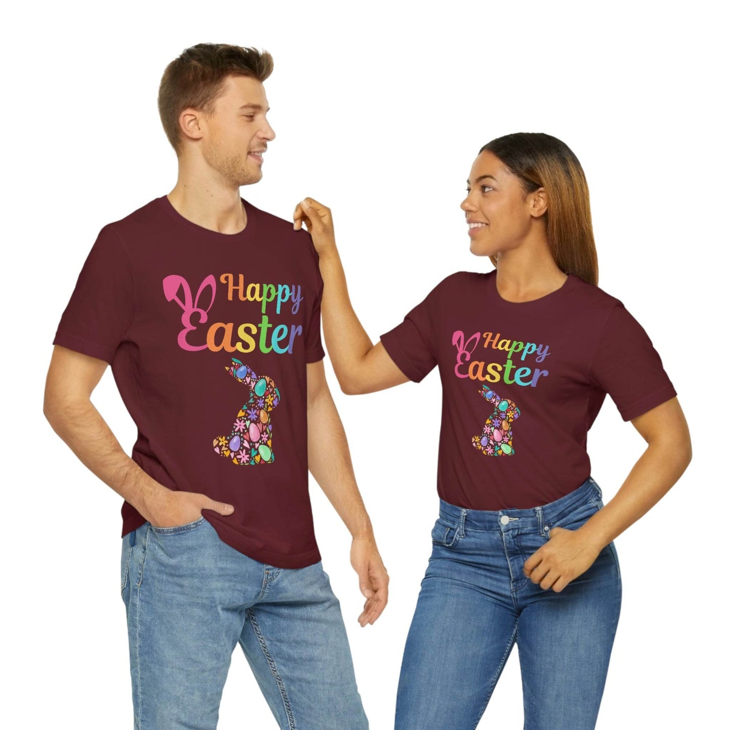 Happy Easter Bunny Tshirt Easter Gift women Easter Shirt Men Easter shirt Easter egg - Giftsmojo